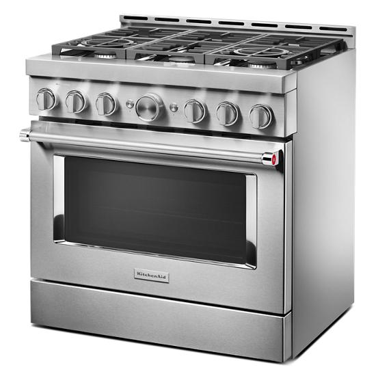 KitchenAid - KFGC506JSS - KitchenAid® 36'' Smart Commercial ...