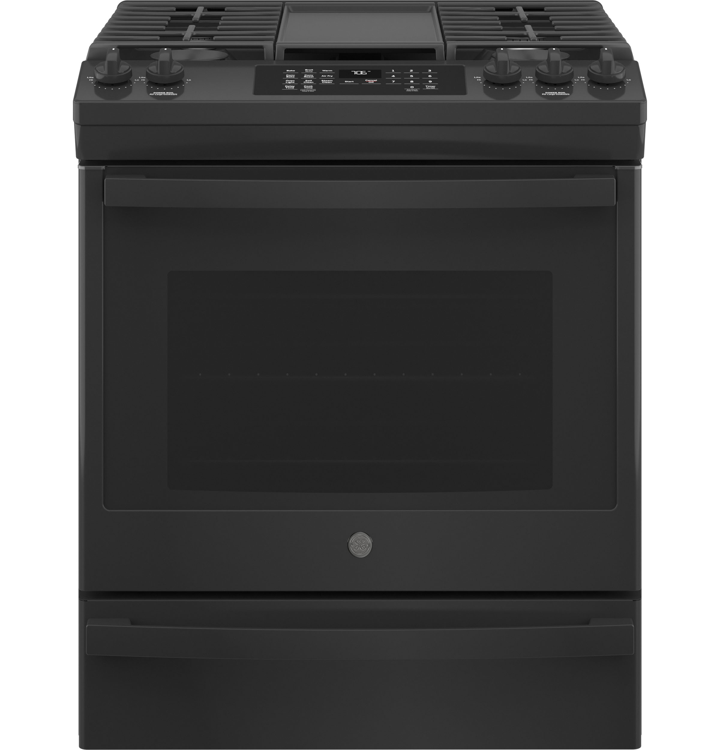 GE GE® 30" Slide-In Front-Control Convection Gas Range with No Preheat Air Fry