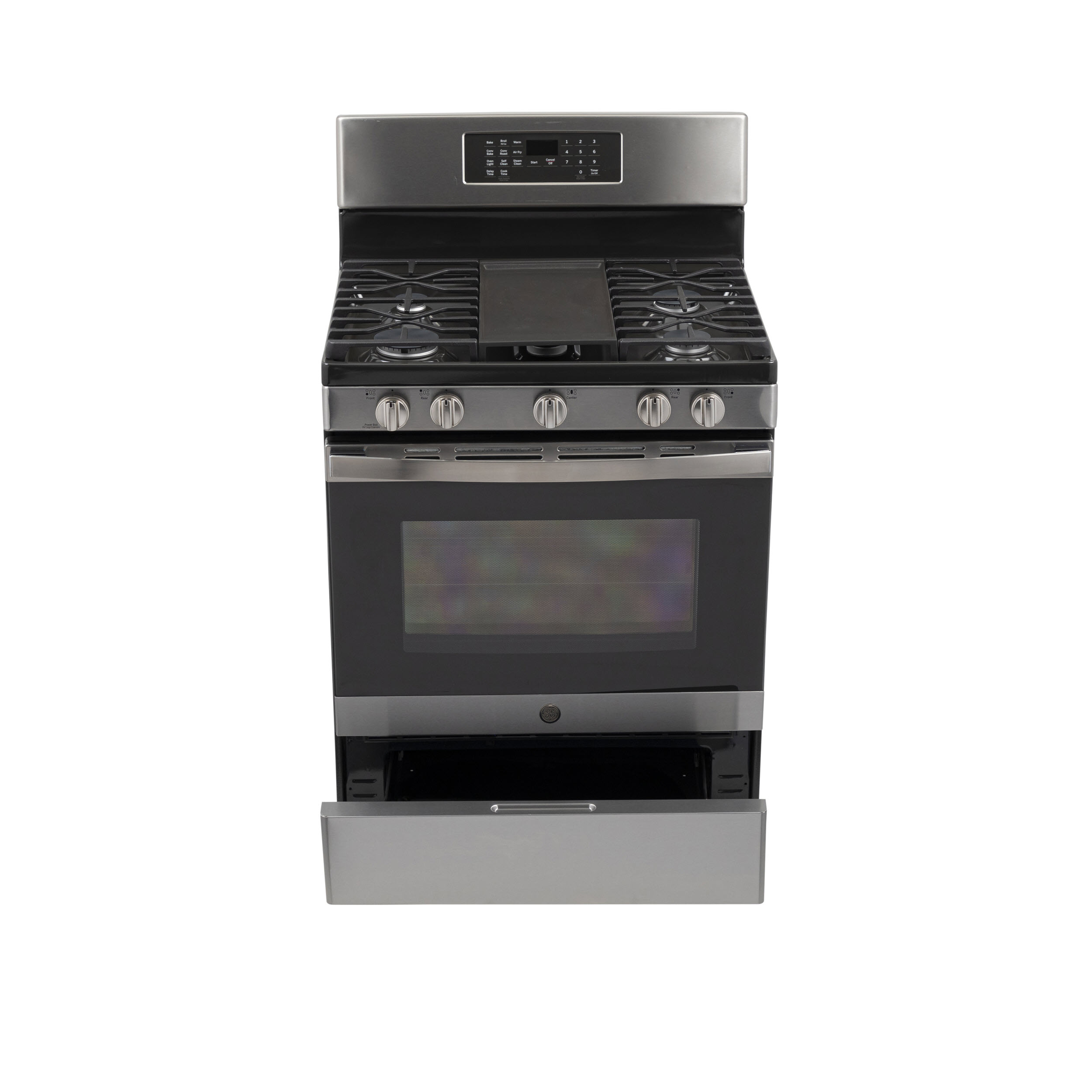 GE JGB735SPSS GE® 30" FreeStanding Gas Convection Range with No Preheat Air FryJGB735SPSS