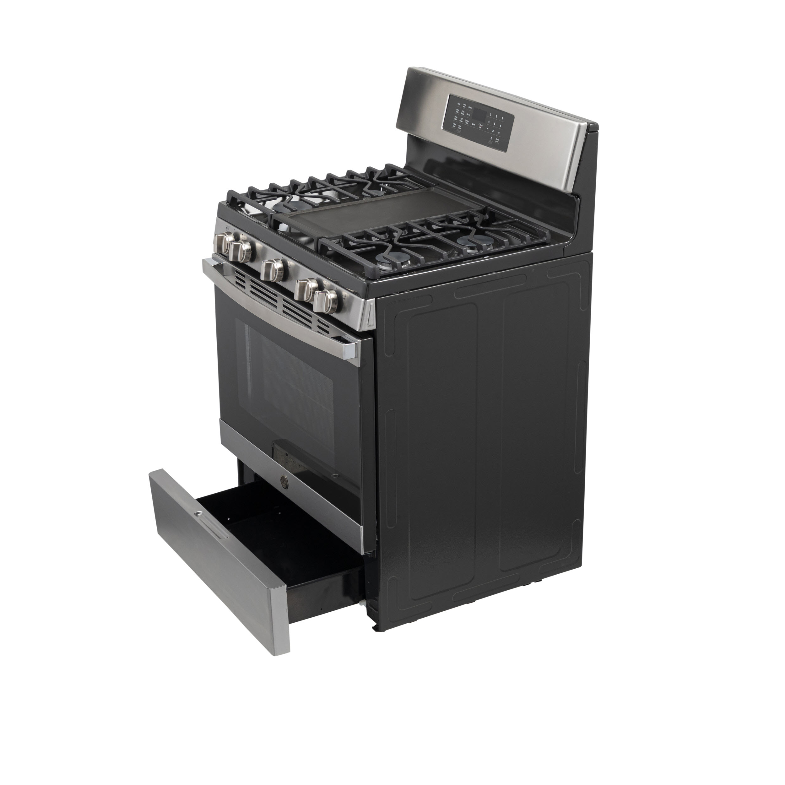 GE JGB735SPSS GE® 30" FreeStanding Gas Convection Range with No Preheat Air FryJGB735SPSS