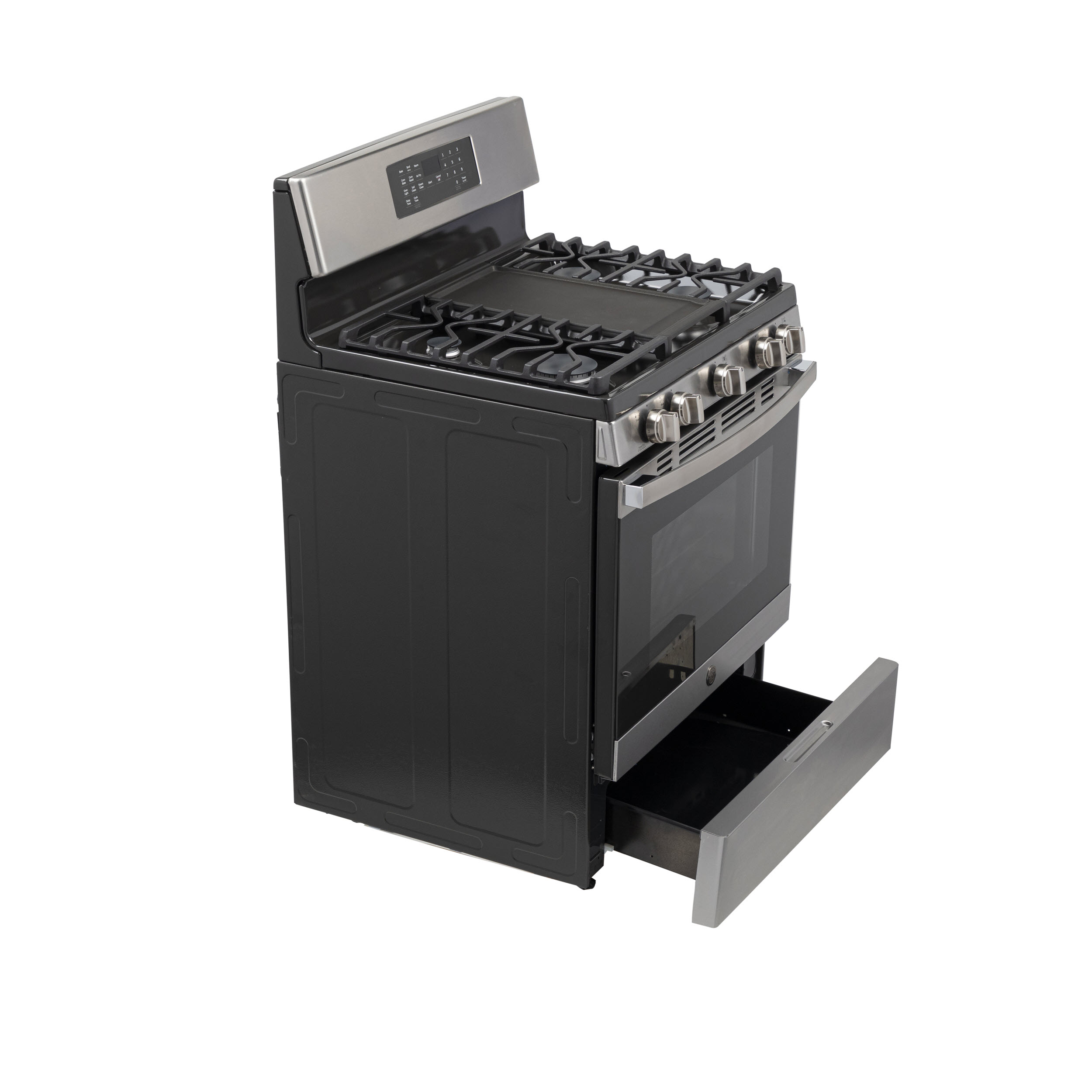 GE JGB735SPSS GE® 30" FreeStanding Gas Convection Range with No Preheat Air Fry GE