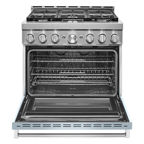 Model: KFGC506JMB | KitchenAid KitchenAid® 36'' Smart Commercial-Style Gas Range with 6 Burners