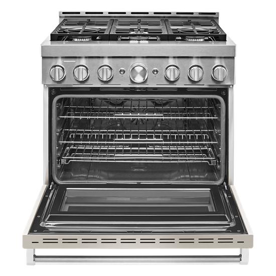 Model: KFGC506JMH | KitchenAid KitchenAid® 36'' Smart Commercial-Style Gas Range with 6 Burners