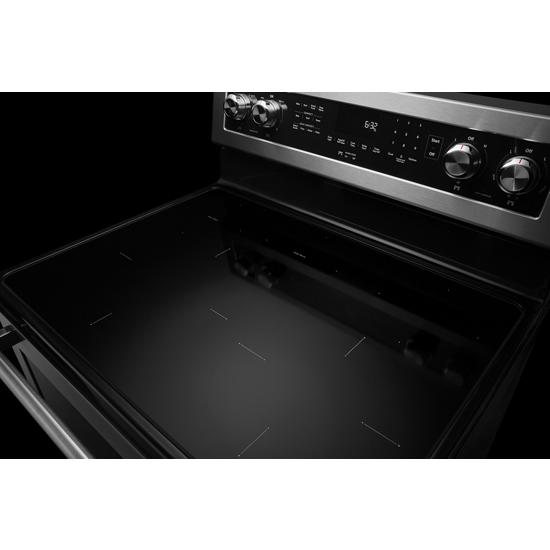 Model: KFEG504KPS | KitchenAid 30-Inch 5 Element Electric Convection Range with PrintShield™ Finish