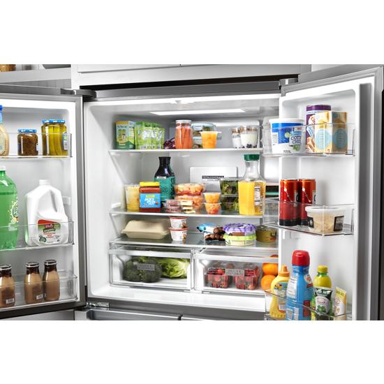 Whirlpool WRQA59CNKZ 36inch Wide Counter Depth 4 Door Refrigerator