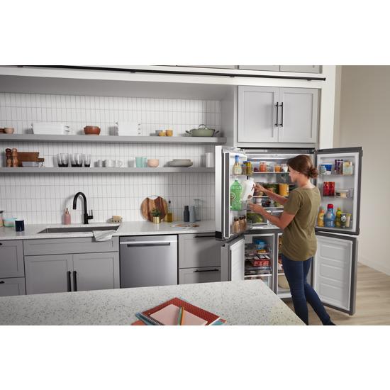 Whirlpool WRQA59CNKZ 36inch Wide Counter Depth 4 Door Refrigerator