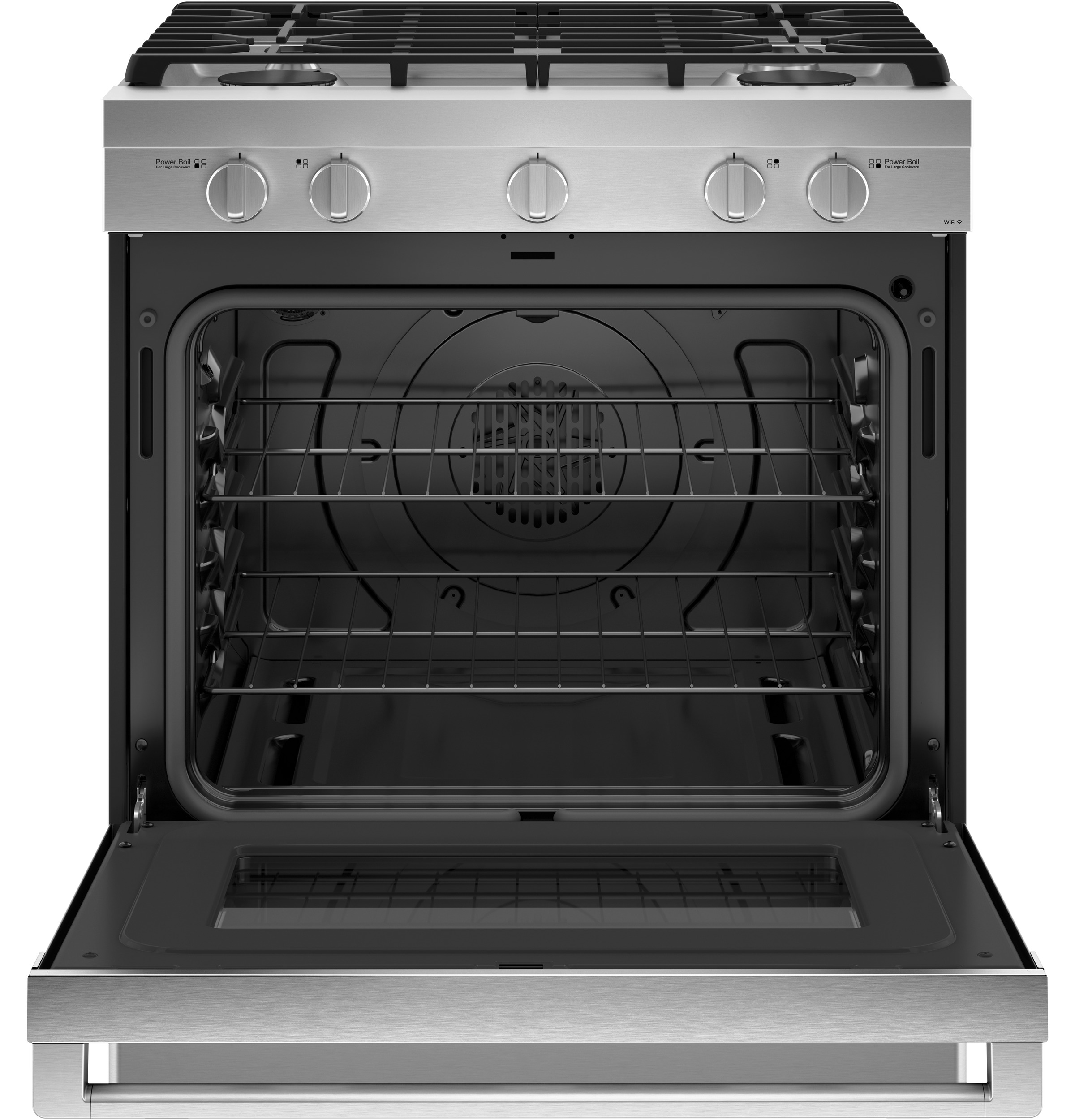 Haier QGSS740RNSS 30" Smart SlideIn Gas Range with Convection