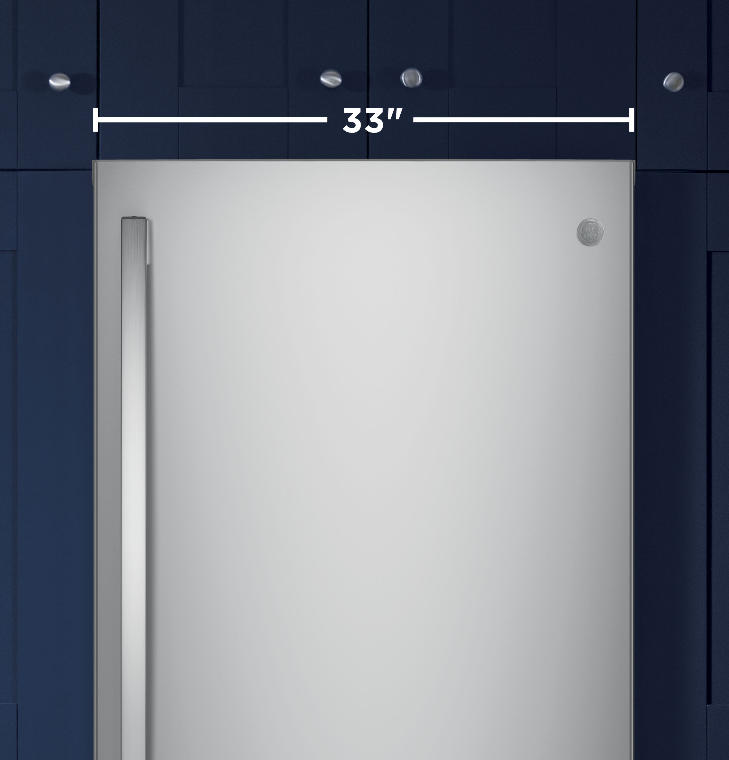 GE - GDE25ESKSS - GEÂ® ENERGY STARÂ® 24.8 Cu. Ft. Bottom