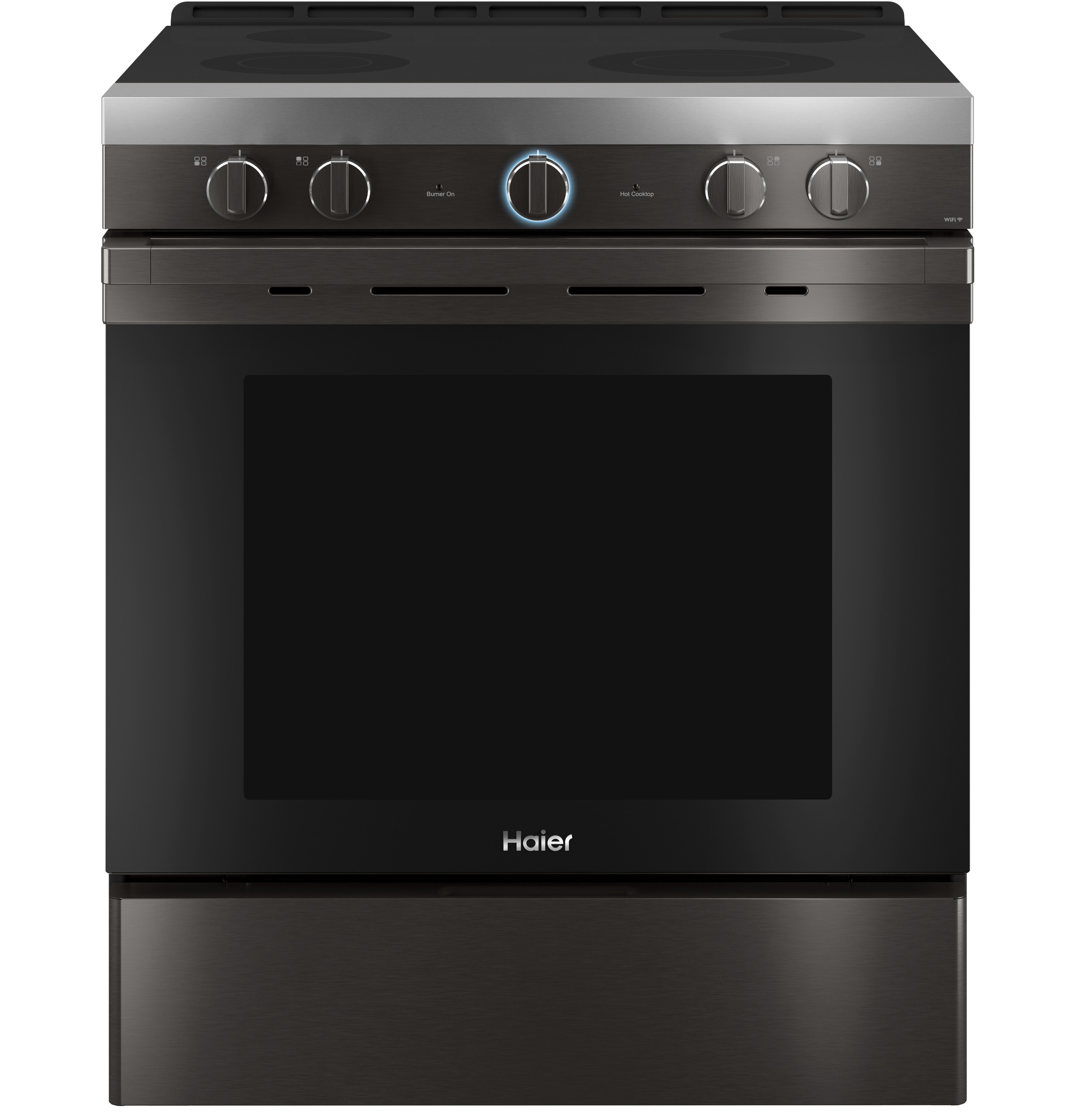 Haier QSS740BNTS 30" Smart SlideIn Electric Range with Convection