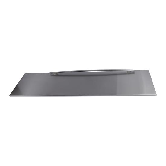 Unbranded 42" Built-In SxS Refrigerator Right Door Panel with Euro-Style Handle, Stainless Steel