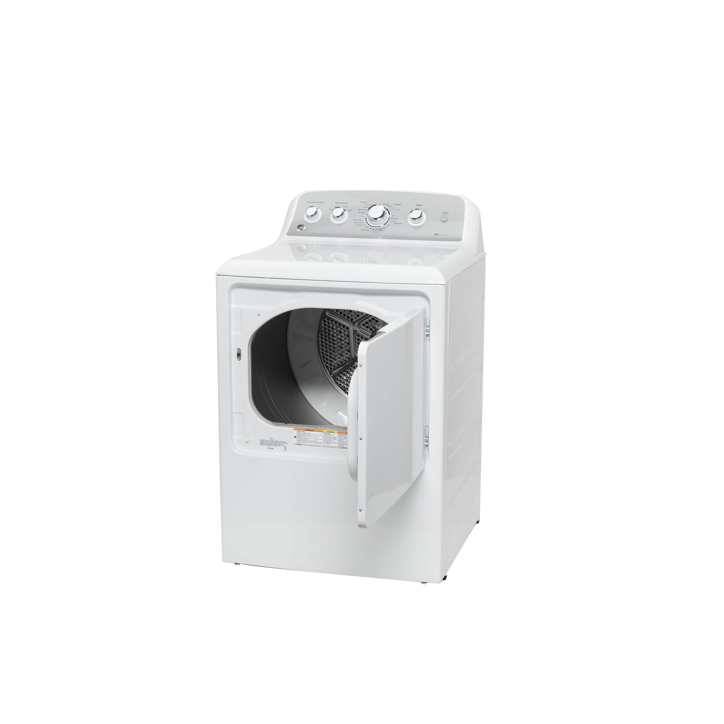 GE GTD45GASJWS GE® 7.2 cu. ft. Capacity aluminized alloy drum Gas