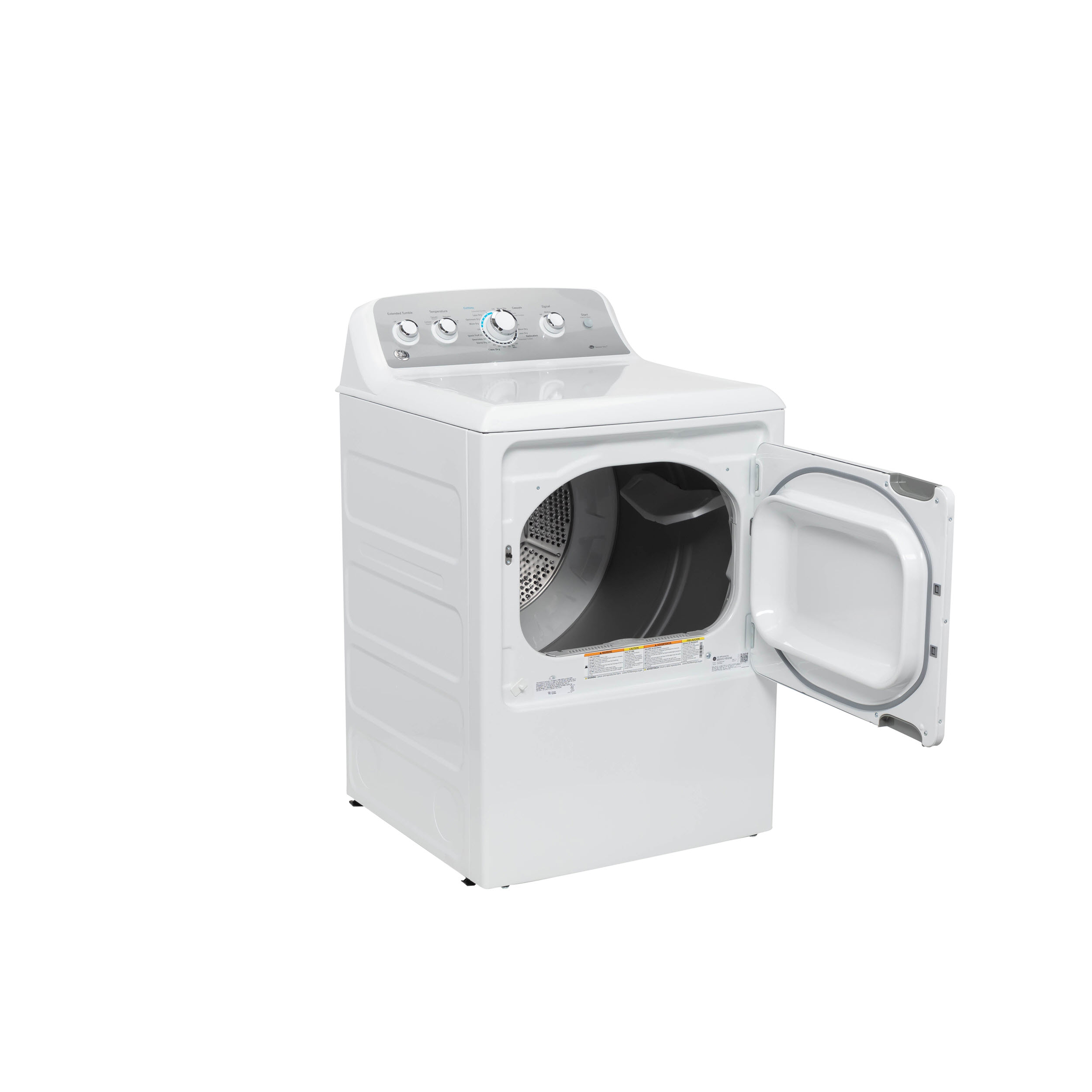 GE GTD45GASJWS GE® 7.2 cu. ft. Capacity aluminized alloy drum Gas