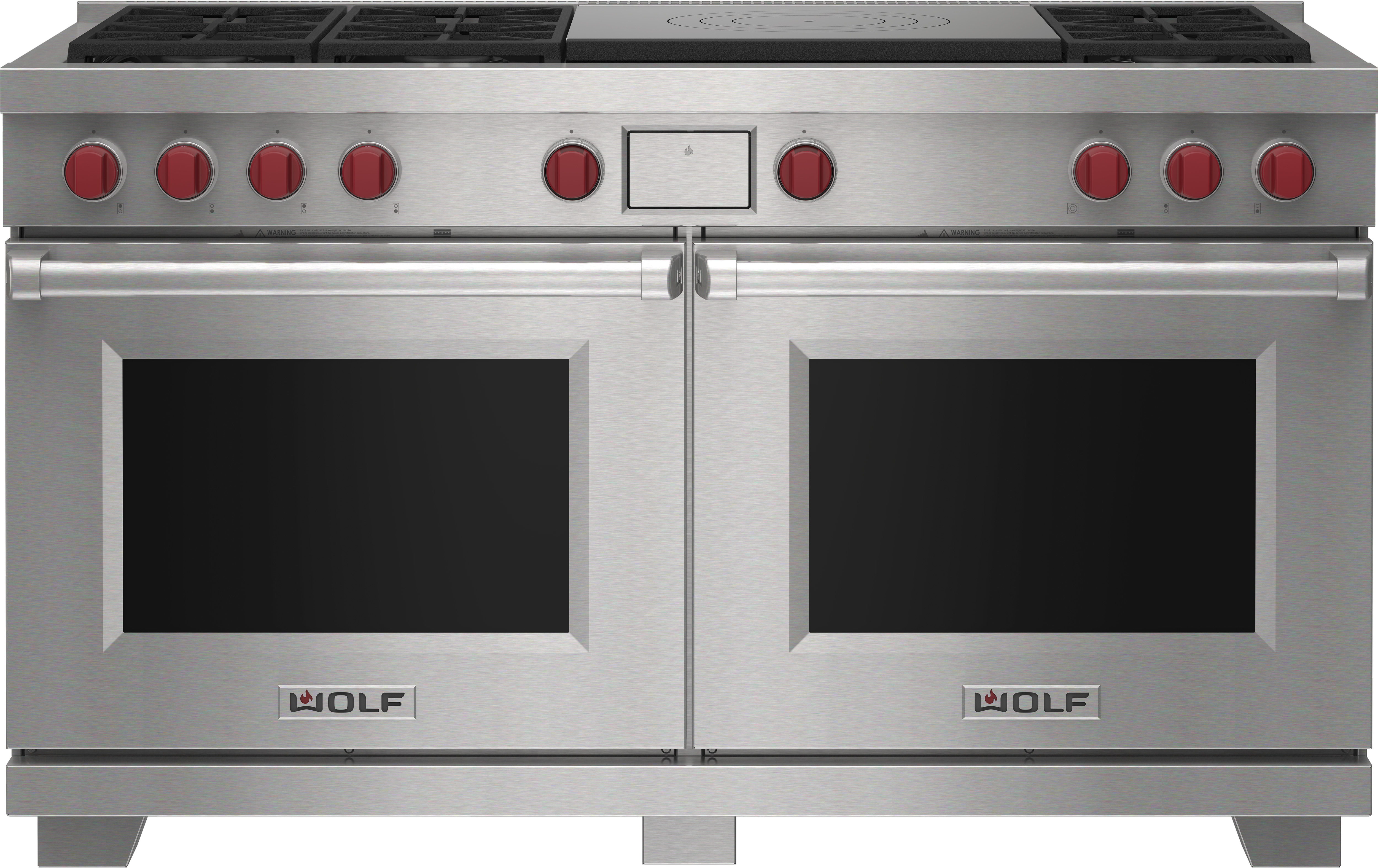 Wolf 60" Dual Fuel Range - 6 Burners and French Top