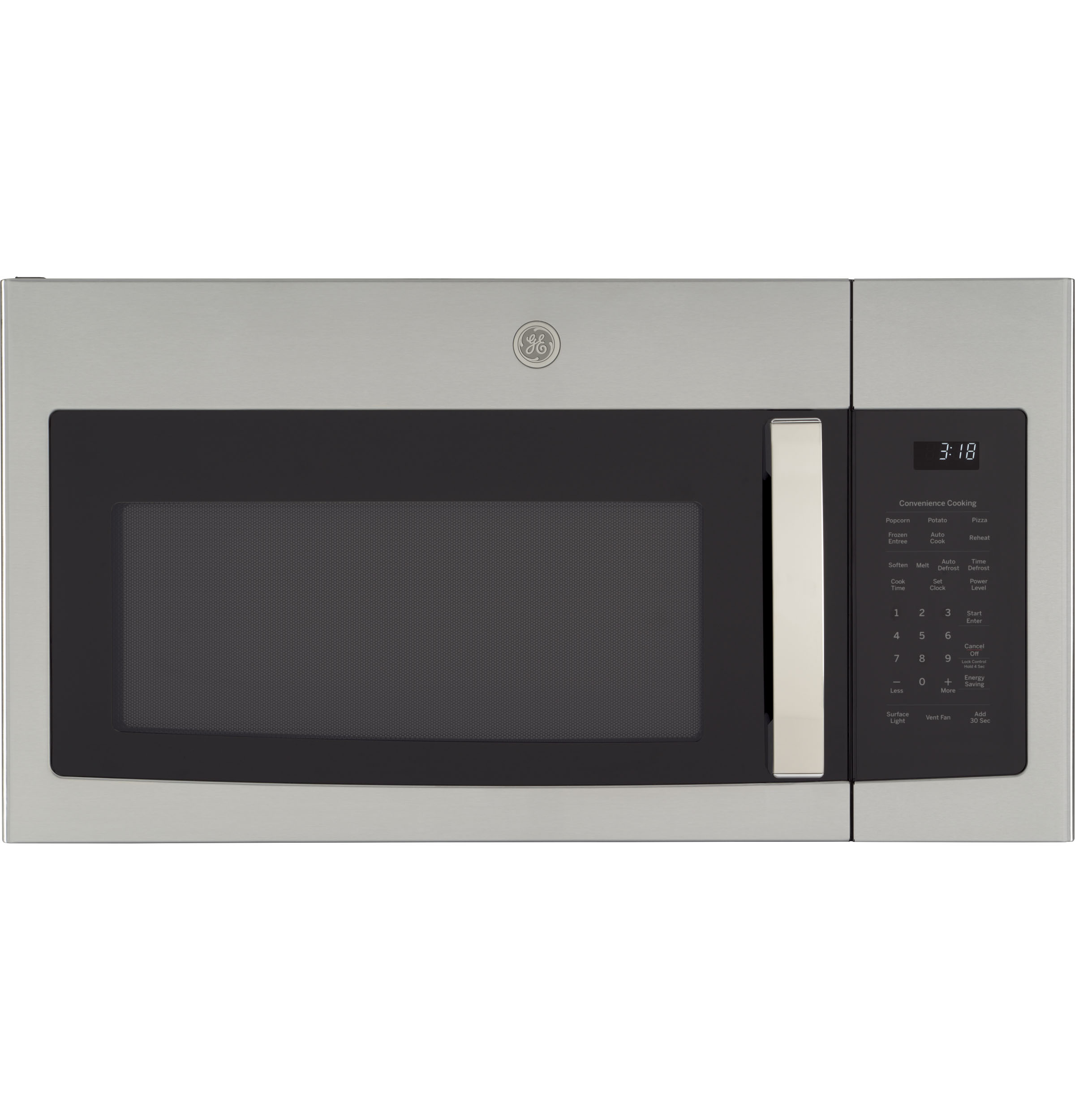 GE GE® 1.8 Cu. Ft. Over-the-Range Microwave Oven with Recirculating Venting