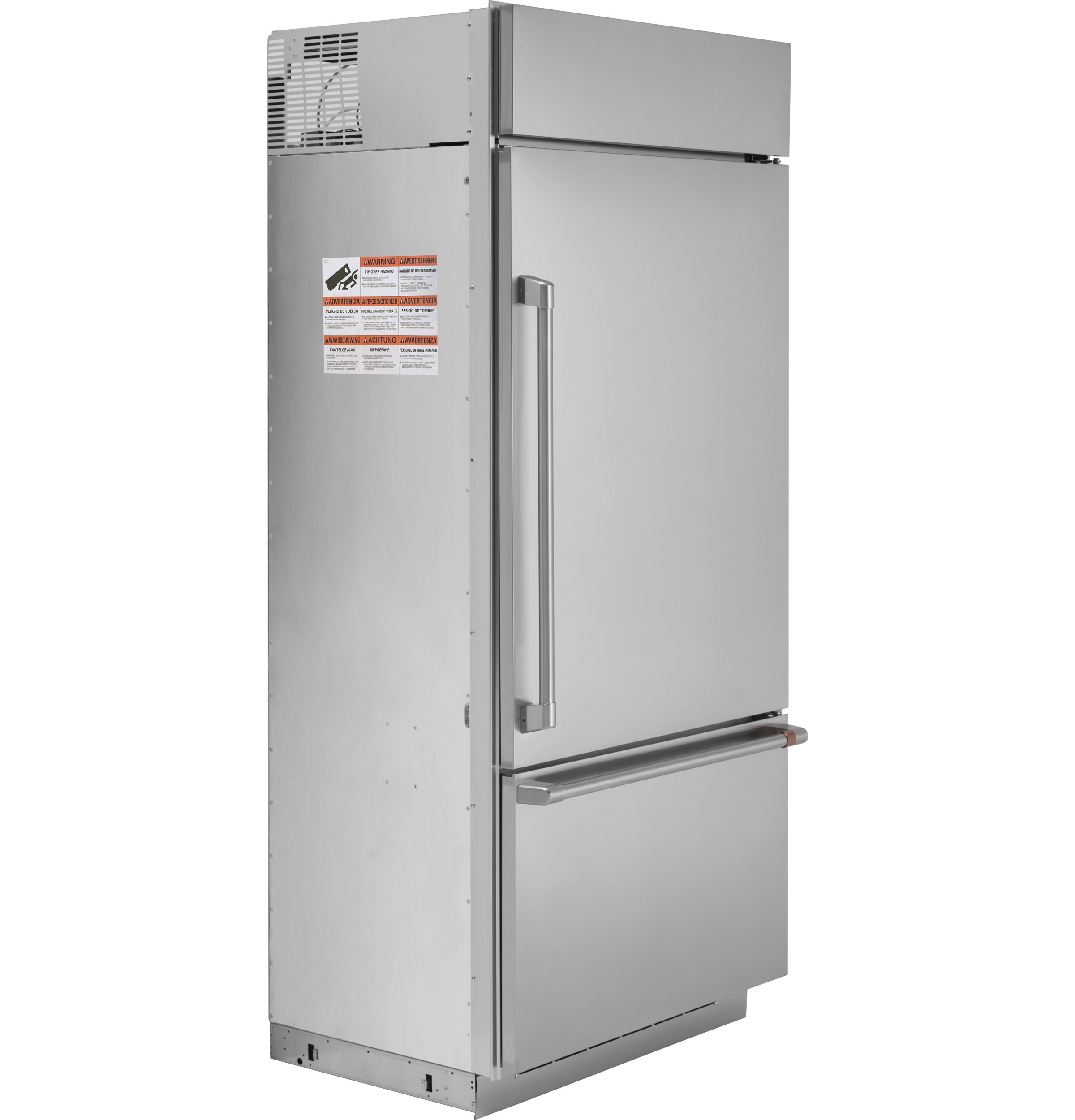 Cafe Cdb36rp2ps1 Cafe 21 3 Cu Ft Built In Bottom Freezer Refrigerator Cdb36rp2ps1 Snyder Diamond