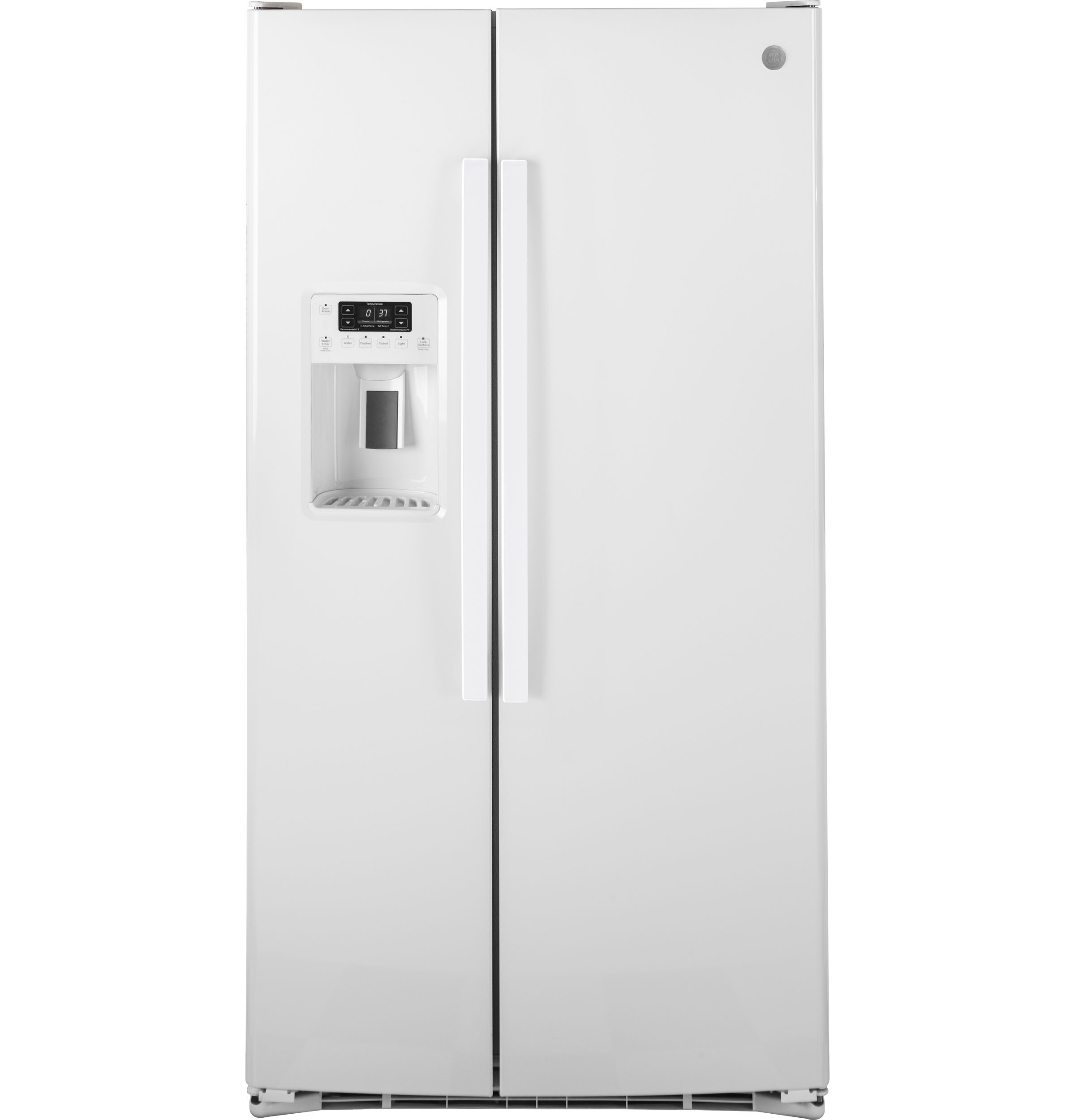 Ge Gse25gghww Ge Energy Star 25 3 Cu Ft Side By Side Refrigerator Gse25gghww Colonial Appliance