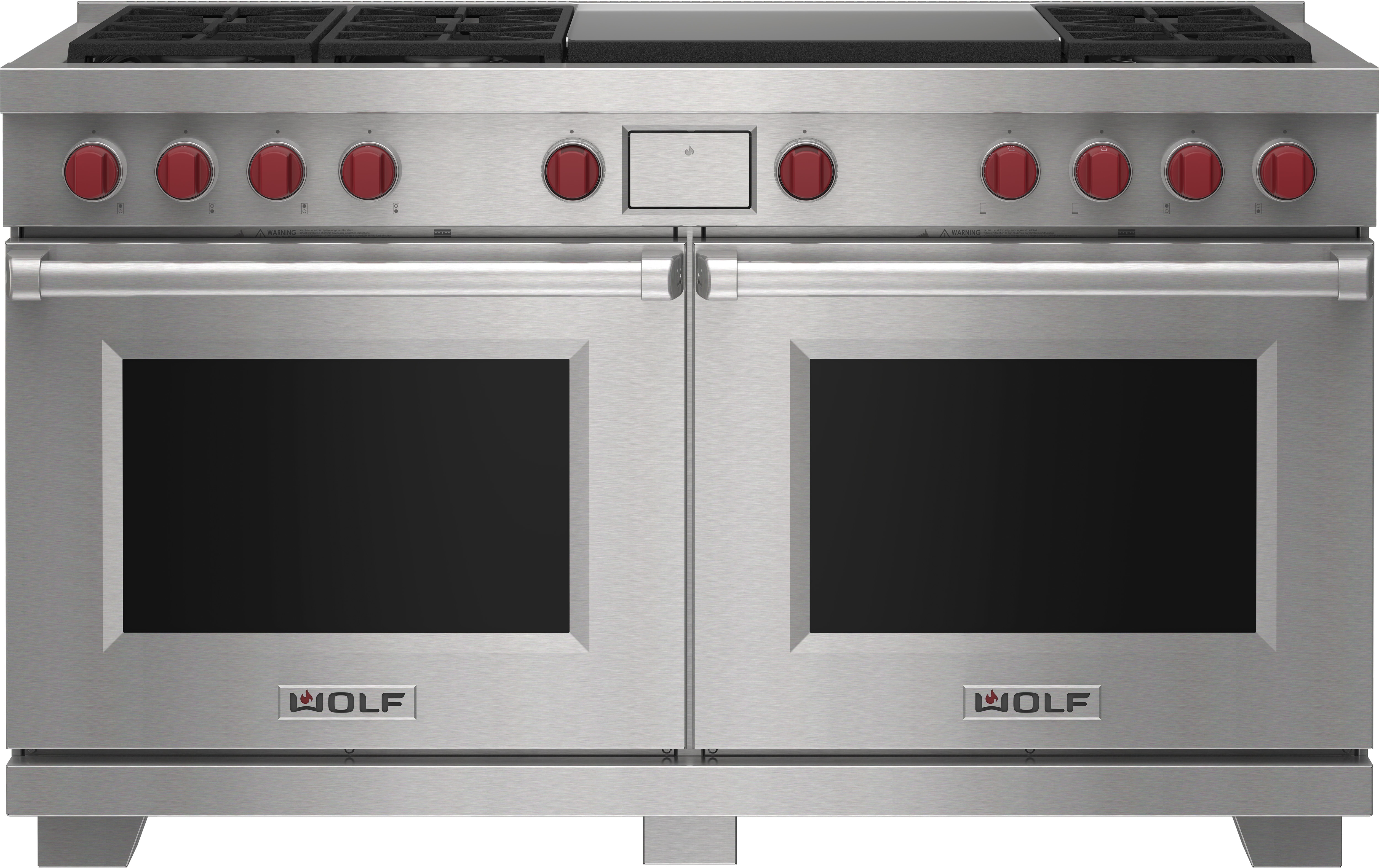 Wolf DF60650DG/S/P/LP 60" Dual Fuel Range 6 Burners and Infrared