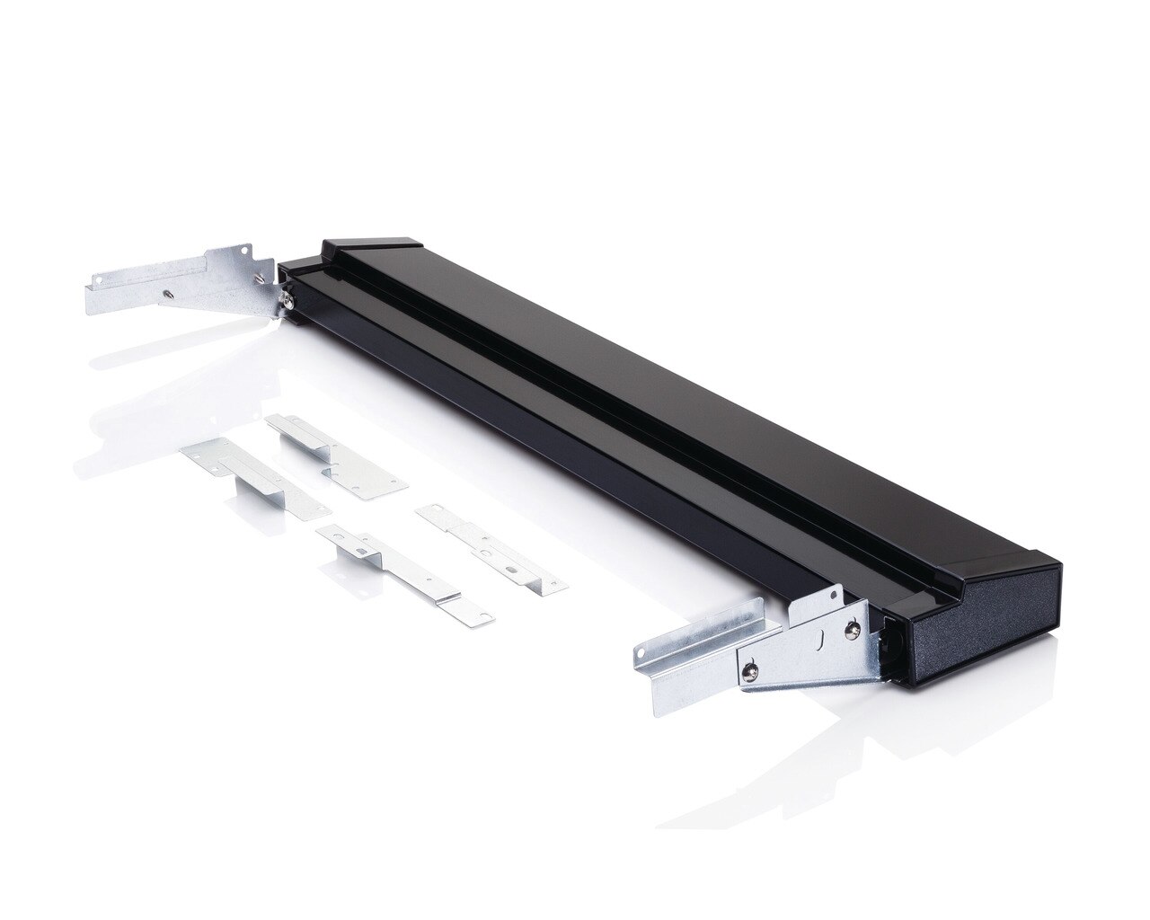 Model: 903046-9010 | Frigidaire Black Slide-In Range Adjustable Metal Backguard