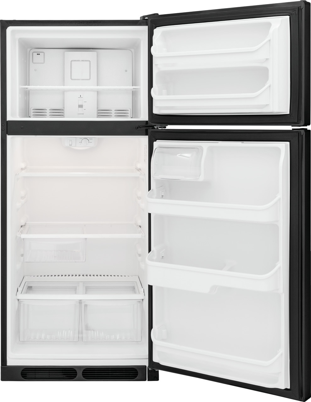 Model: FFHT1621TB | Frigidaire 16.3 Cu. Ft. Top Freezer Refrigerator