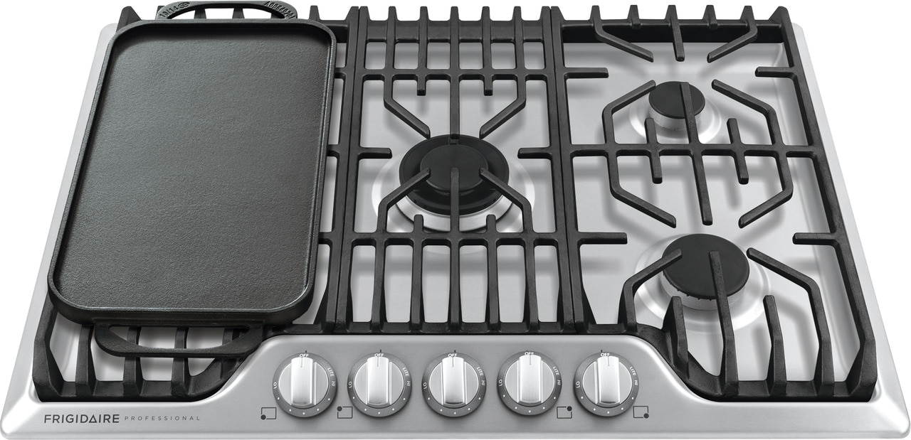 Frigidaire Professional - FPGC3077RS - 30 Gas Cooktop with Griddle-FPGC3077RS