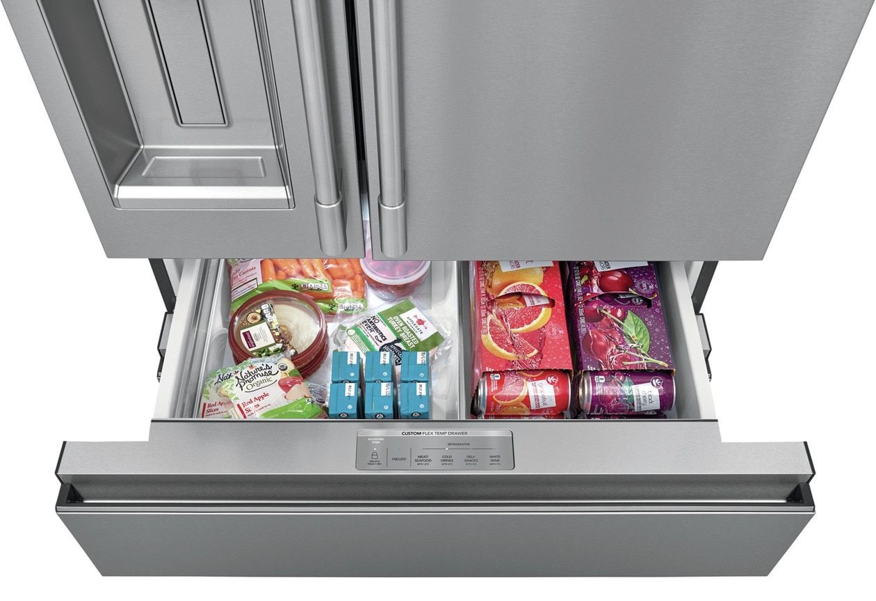 Model: PRMC2285AF | Frigidaire Professional 21 Cu. Ft. Counter-Depth 4-Door French Door Refrigerator