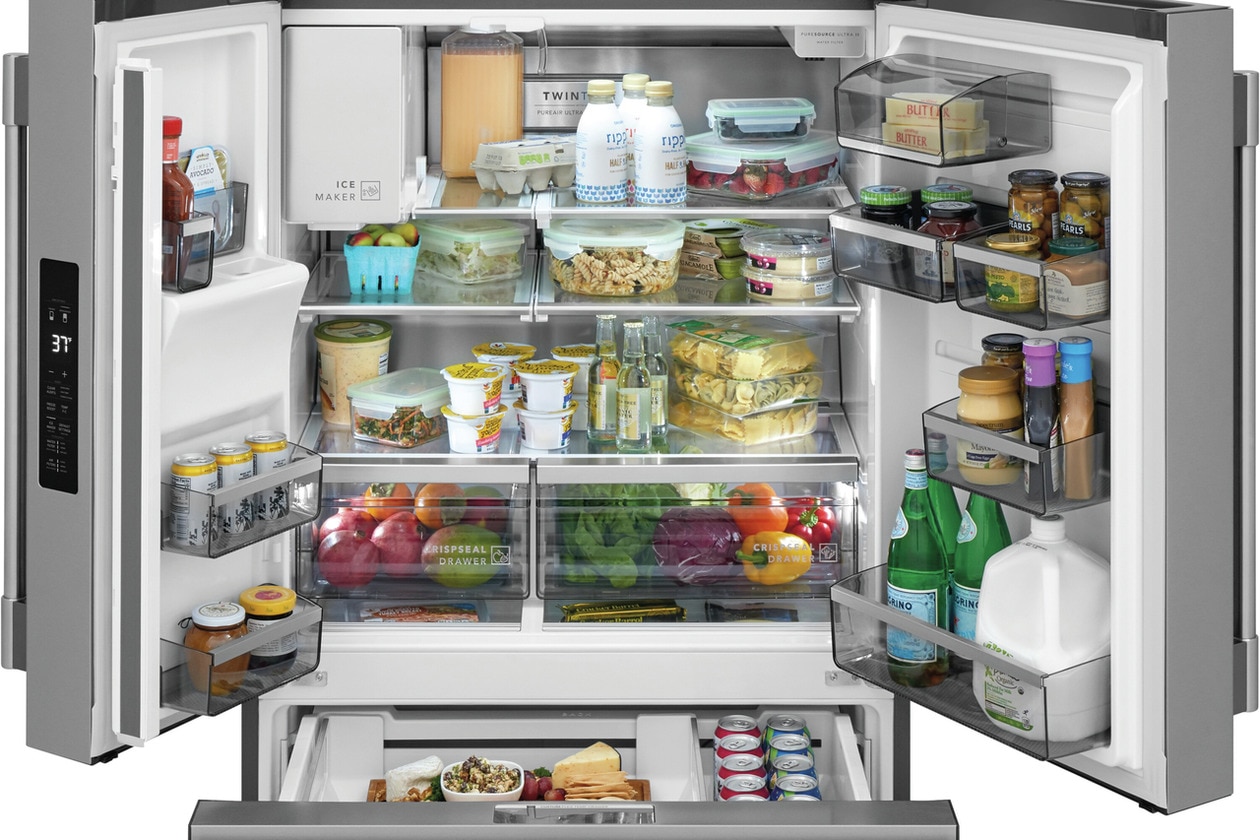 Model: PRMC2285AF | Frigidaire Professional 21 Cu. Ft. Counter-Depth 4-Door French Door Refrigerator