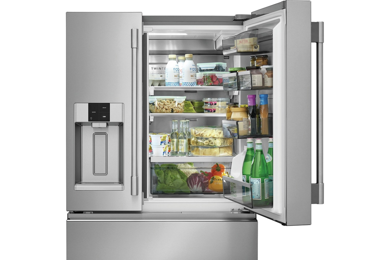 Model: PRMC2285AF | Frigidaire Professional 21 Cu. Ft. Counter-Depth 4-Door French Door Refrigerator