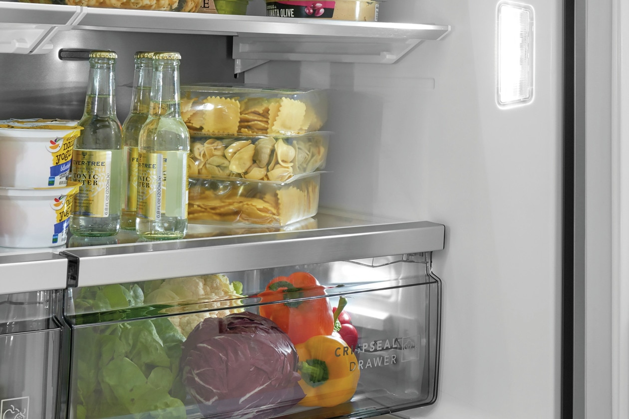 Model: PRMC2285AF | Frigidaire Professional 21 Cu. Ft. Counter-Depth 4-Door French Door Refrigerator