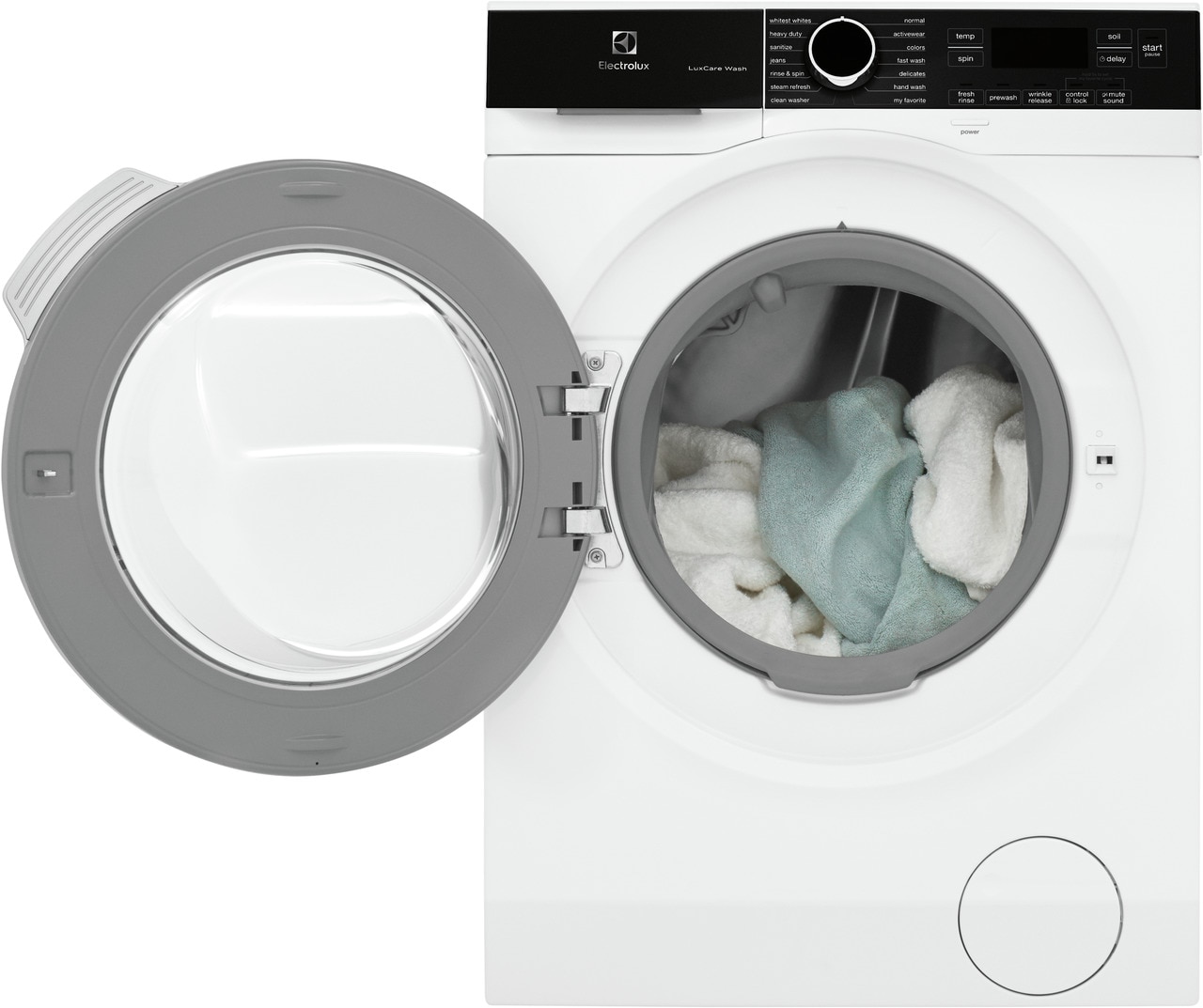 Model: ELFW4222AW | Electrolux 24" Compact Washer with LuxCare Wash System - 2.4 Cu. Ft.