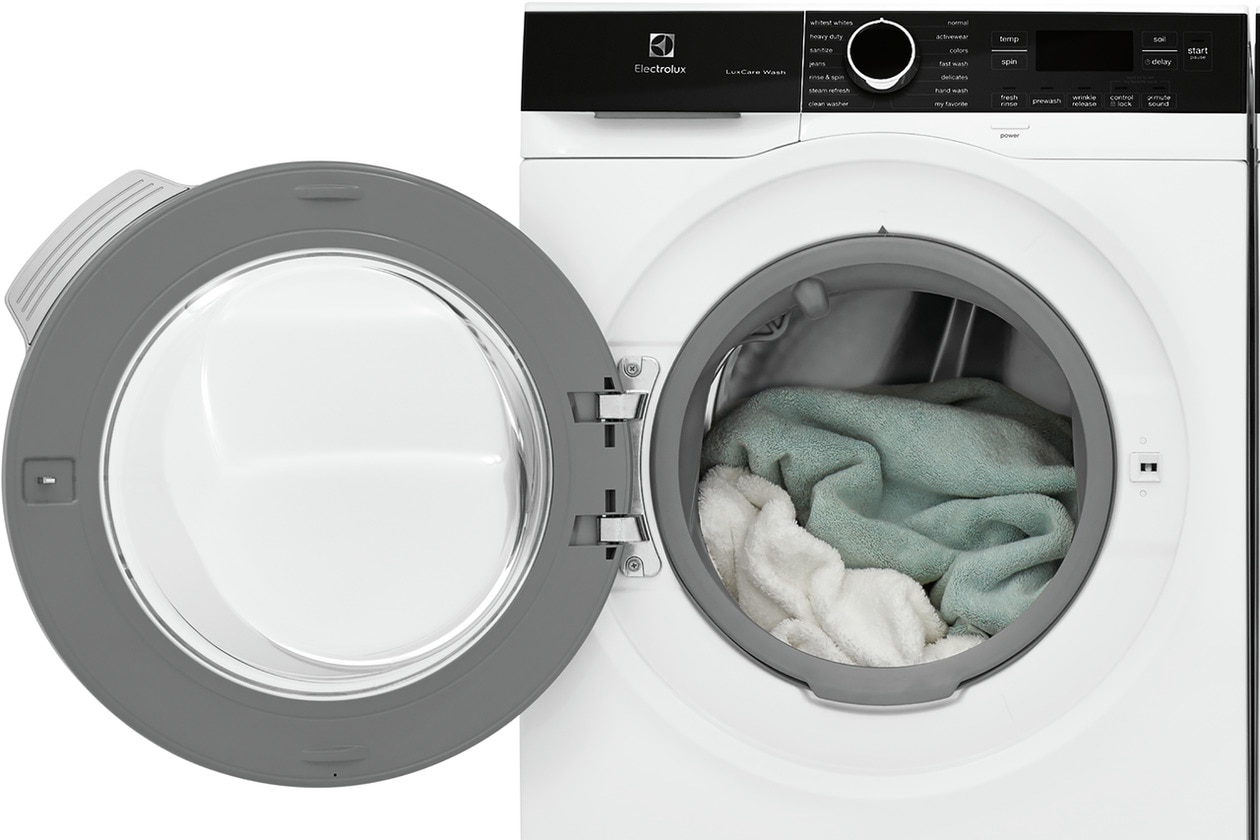 Model: ELFW4222AW | Electrolux 24" Compact Washer with LuxCare Wash System - 2.4 Cu. Ft.