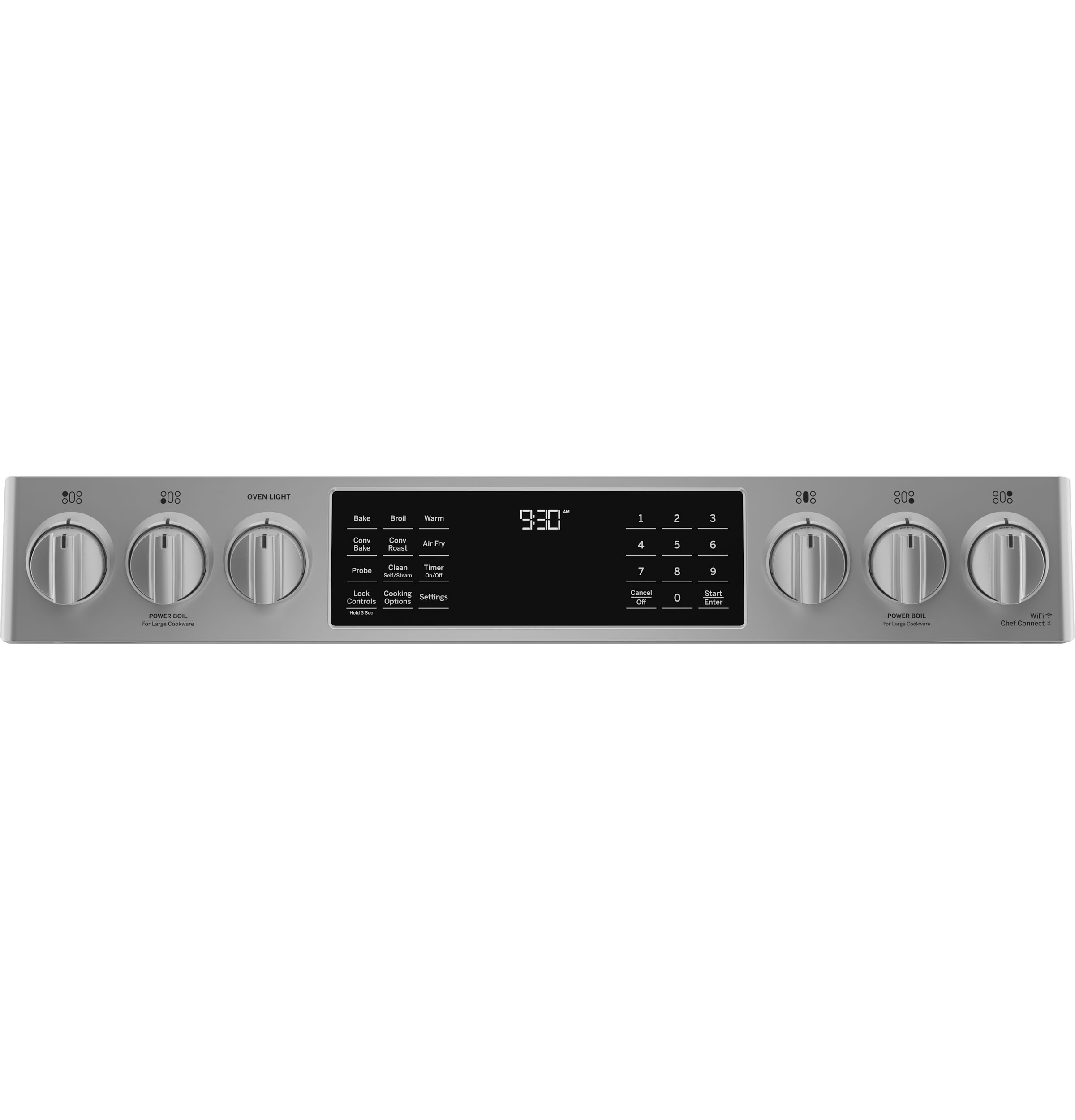 Model: PGS930YPFS | GE Profile GE Profile™ 30" Smart Slide-In Front-Control Gas Fingerprint Resistant Range with No Preheat Air Fry