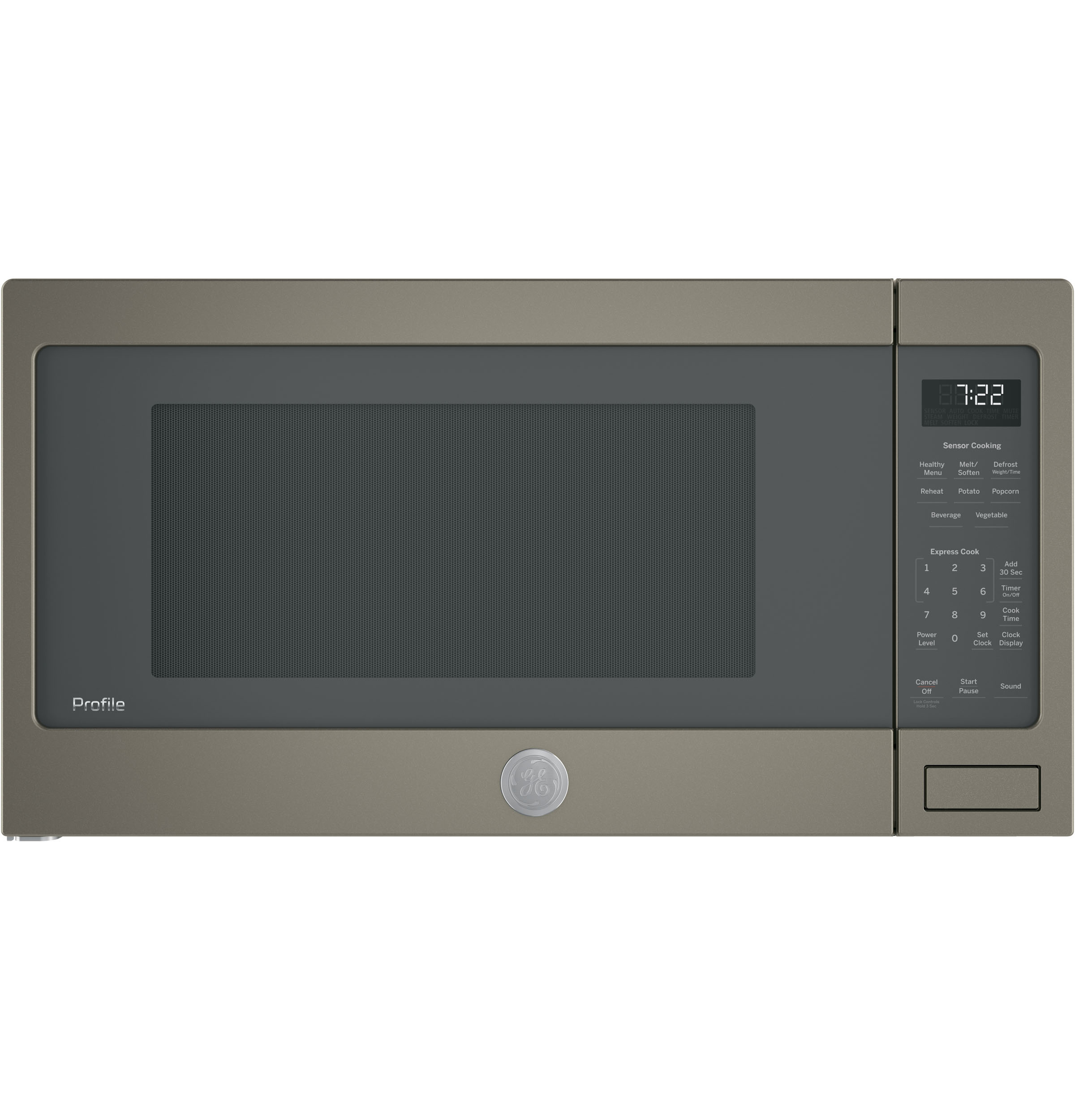 GE Profile Slate PES7227ELES 25 Countertop Sensor Microwave Oven