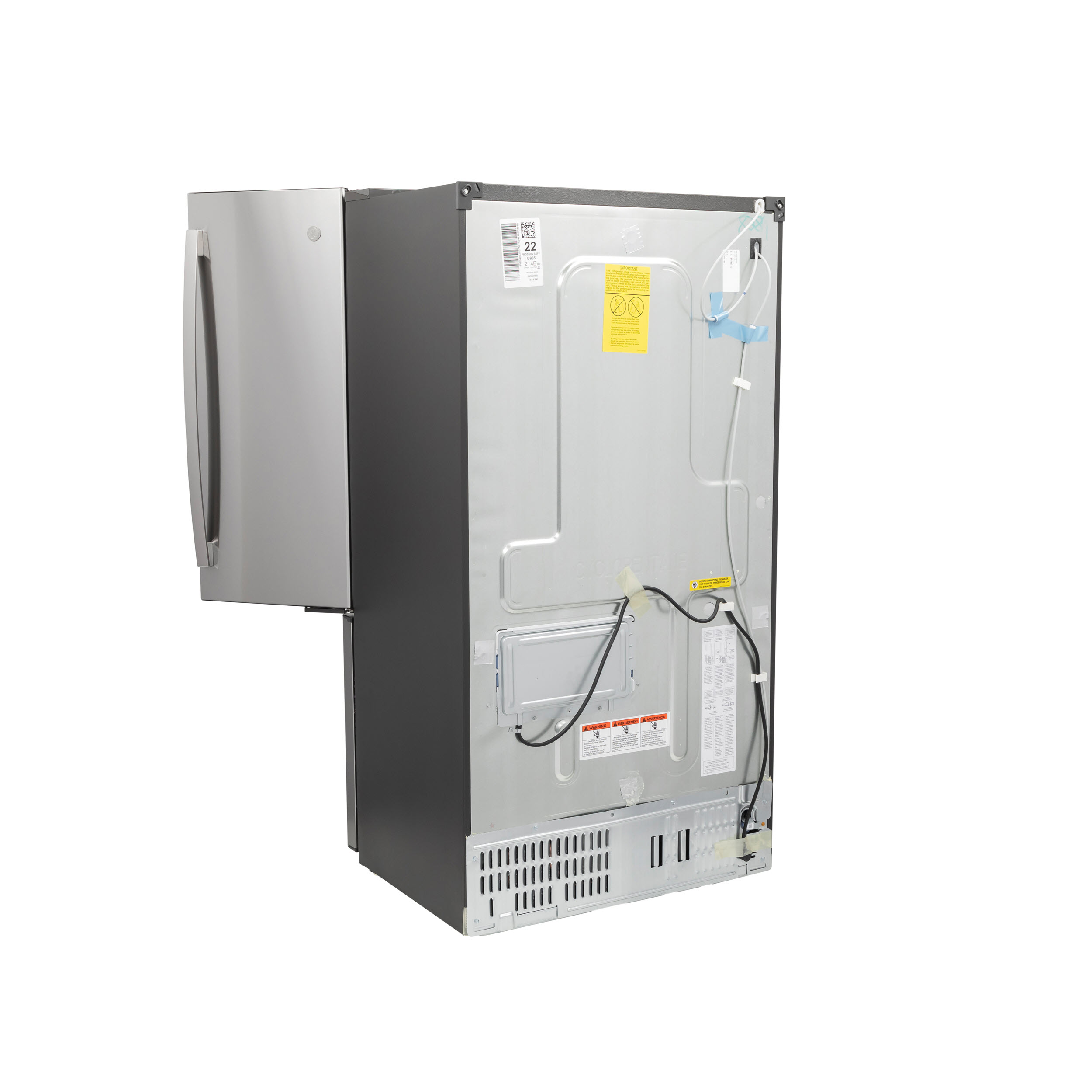 Model: PYE22PYNFS | GE Profile GE Profile™ Series ENERGY STAR® 22.1 Cu. Ft. Smart Counter-Depth Fingerprint Resistant French-Door Refrigerator with Keurig® K-Cup® Brewing System