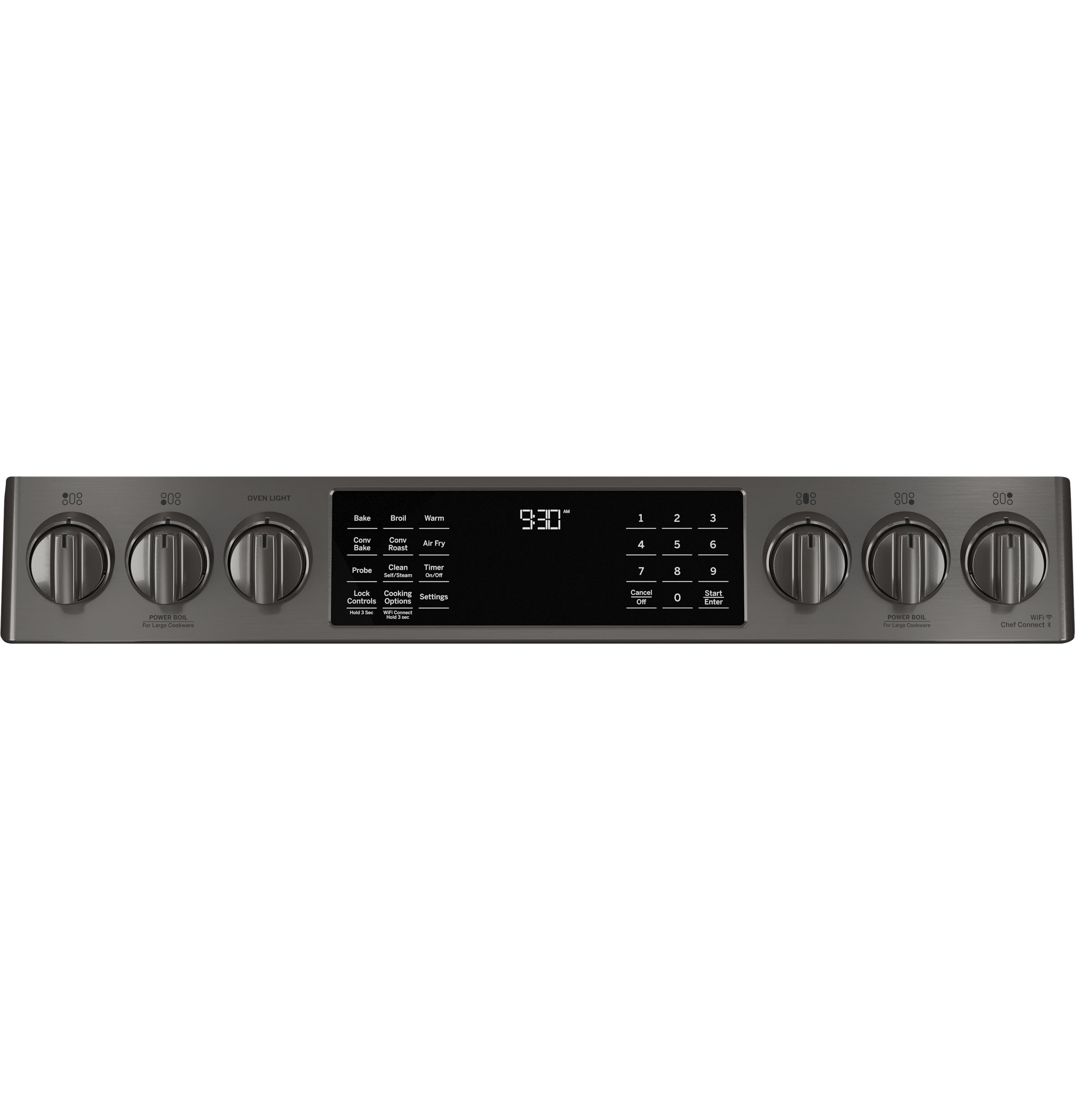 Model: PGS930BPTS | GE Profile GE Profile™ 30" Smart Slide-In Front-Control Gas Range with No Preheat Air Fry