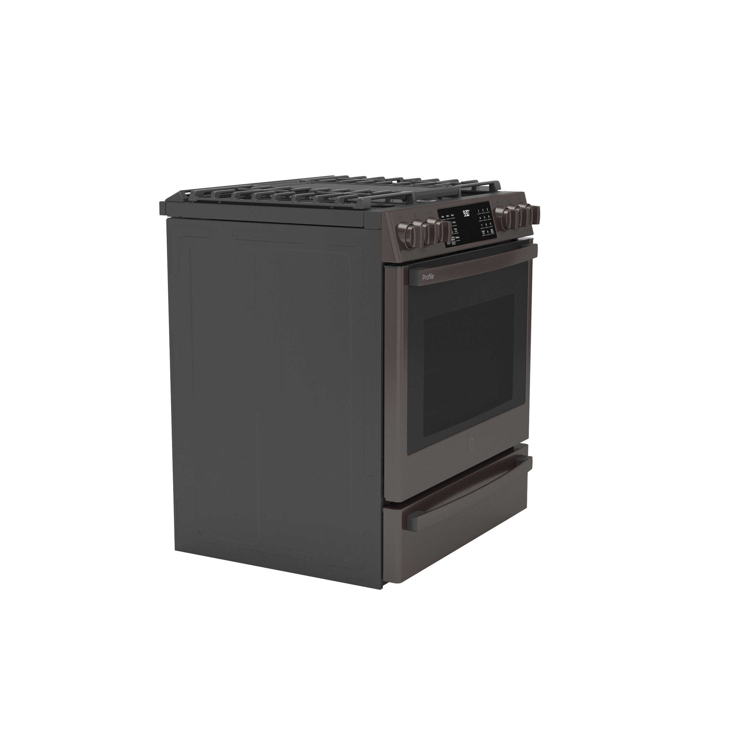 Model: PGS930BPTS | GE Profile GE Profile™ 30" Smart Slide-In Front-Control Gas Range with No Preheat Air Fry