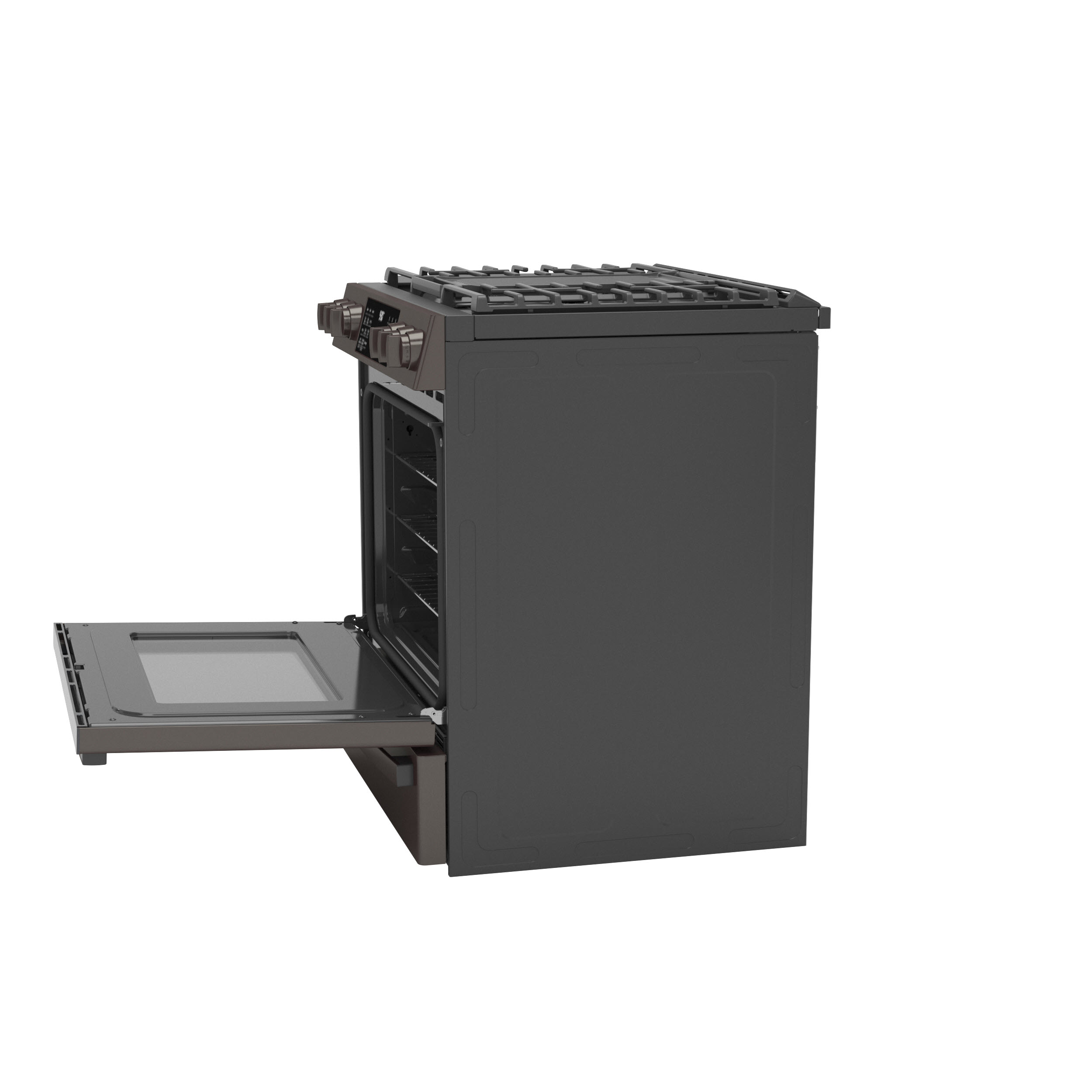 Model: PGS930BPTS | GE Profile GE Profile™ 30" Smart Slide-In Front-Control Gas Range with No Preheat Air Fry