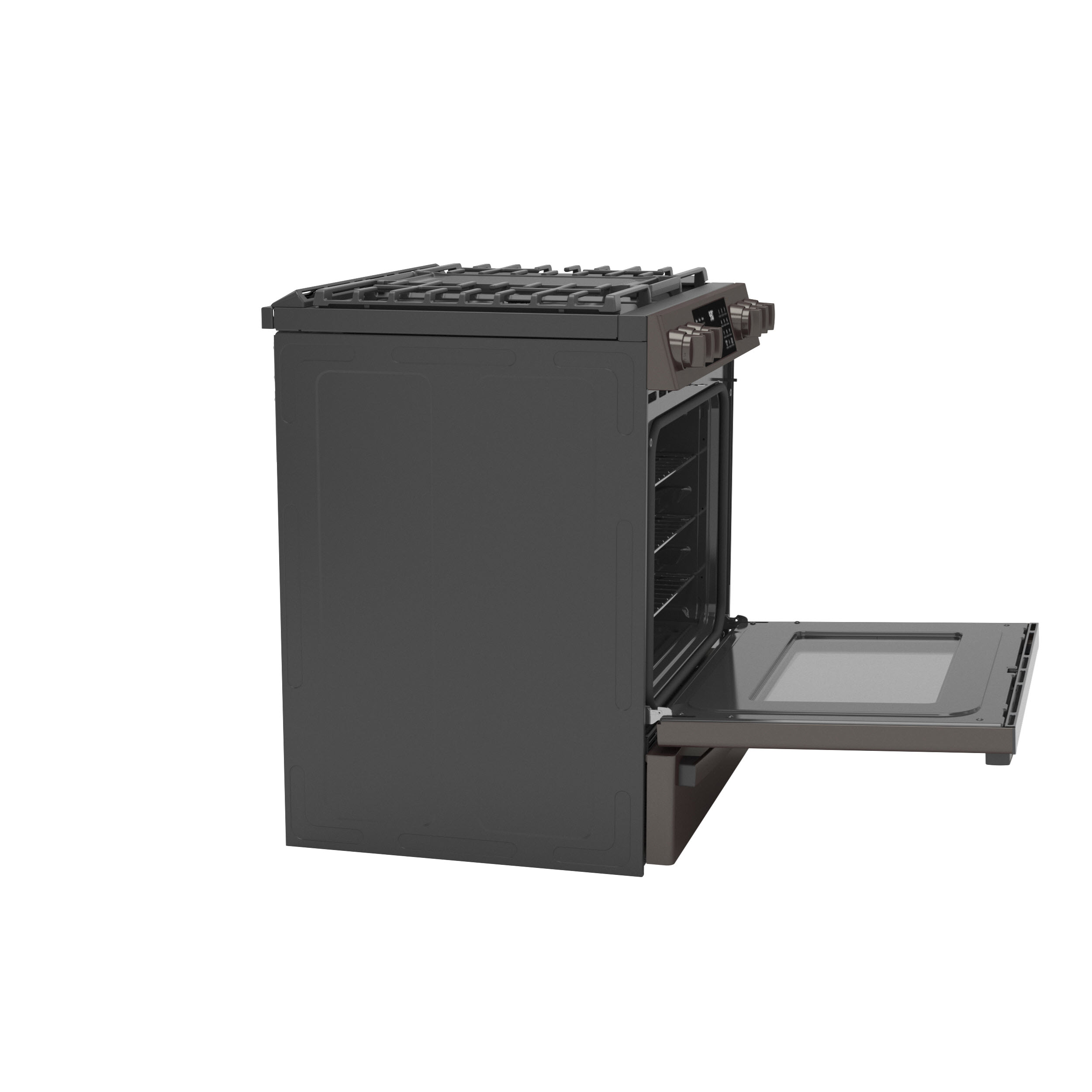 Model: PGS930BPTS | GE Profile GE Profile™ 30" Smart Slide-In Front-Control Gas Range with No Preheat Air Fry