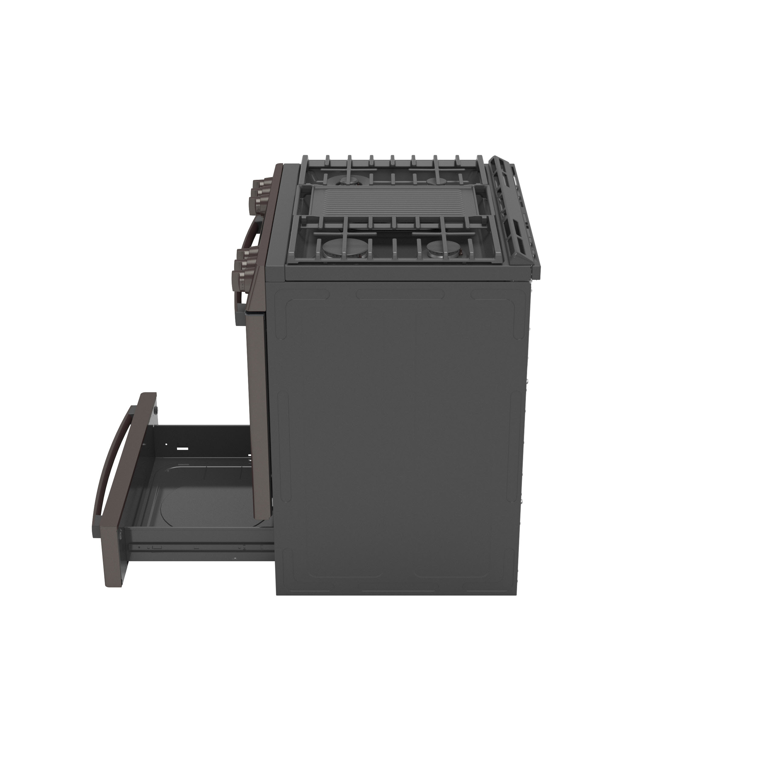 Model: PGS930BPTS | GE Profile GE Profile™ 30" Smart Slide-In Front-Control Gas Range with No Preheat Air Fry