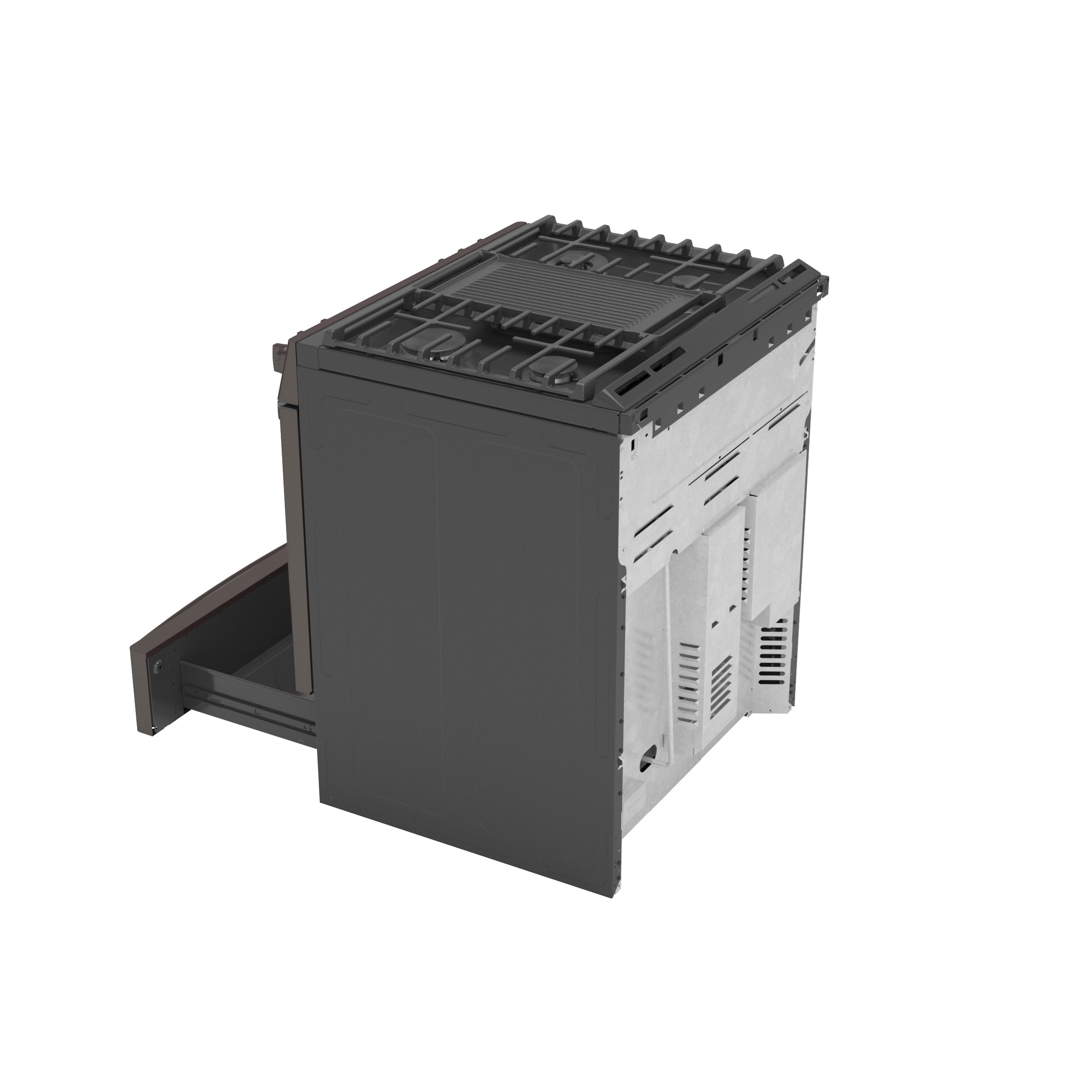 Model: PGS930BPTS | GE Profile GE Profile™ 30" Smart Slide-In Front-Control Gas Range with No Preheat Air Fry