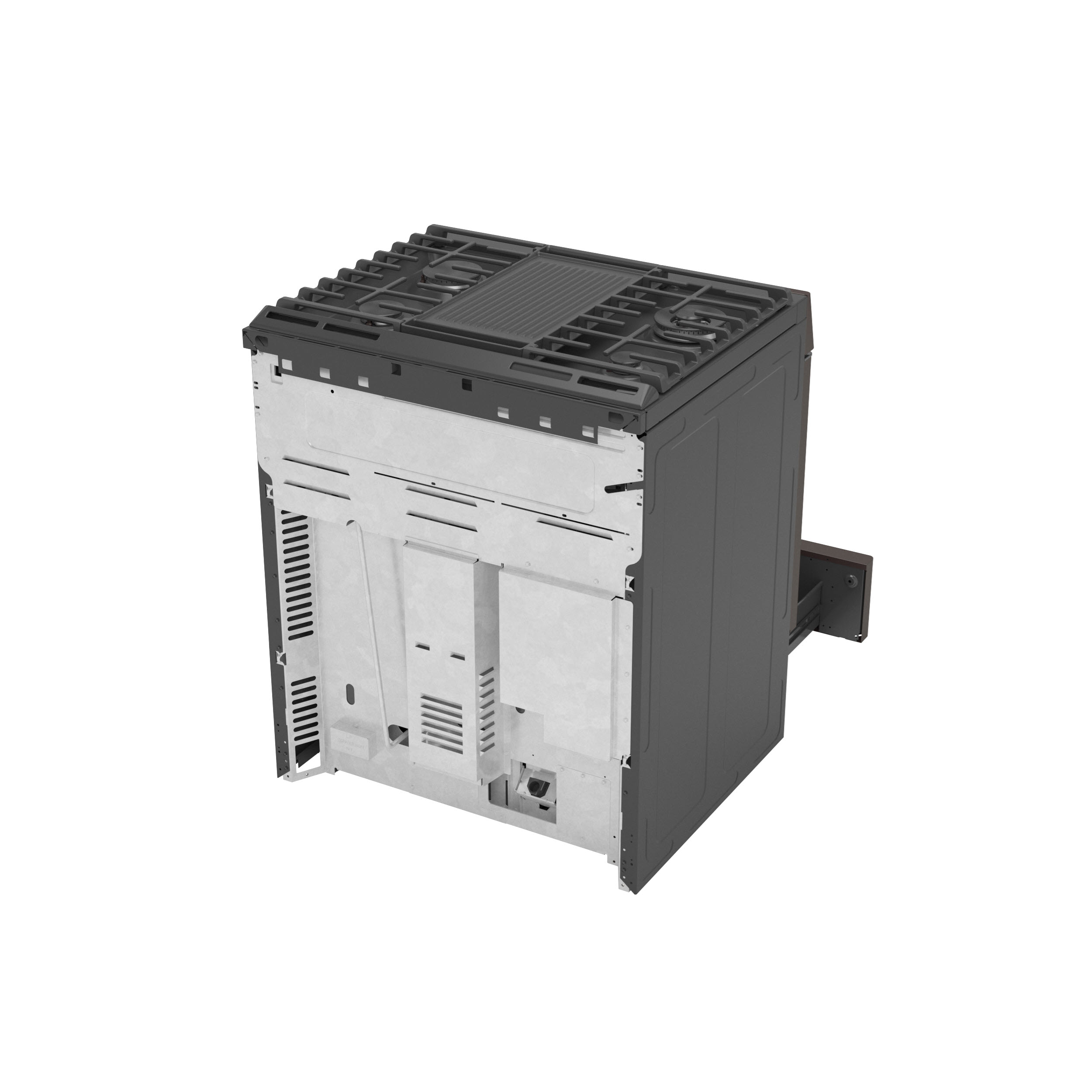 Model: PGS930BPTS | GE Profile GE Profile™ 30" Smart Slide-In Front-Control Gas Range with No Preheat Air Fry