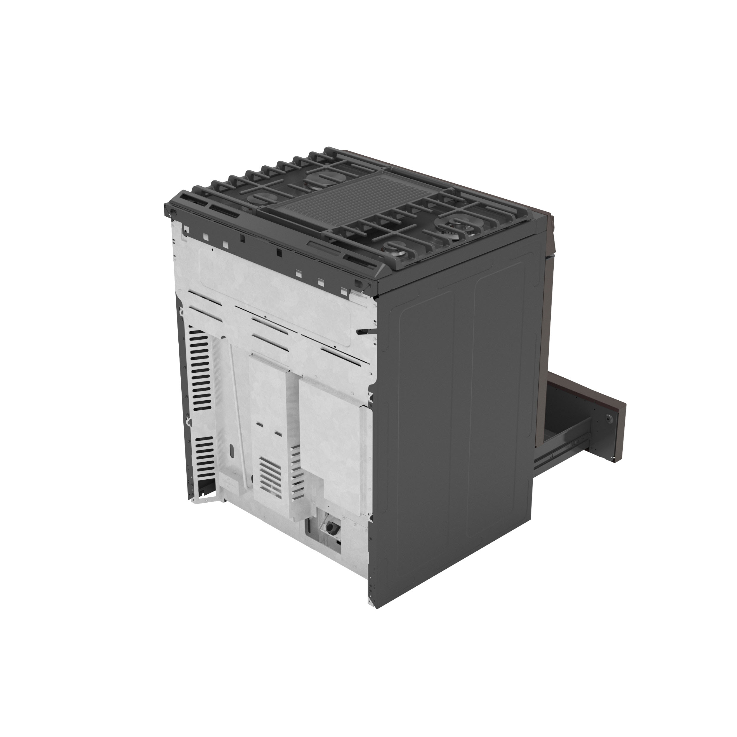 Model: PGS930BPTS | GE Profile GE Profile™ 30" Smart Slide-In Front-Control Gas Range with No Preheat Air Fry