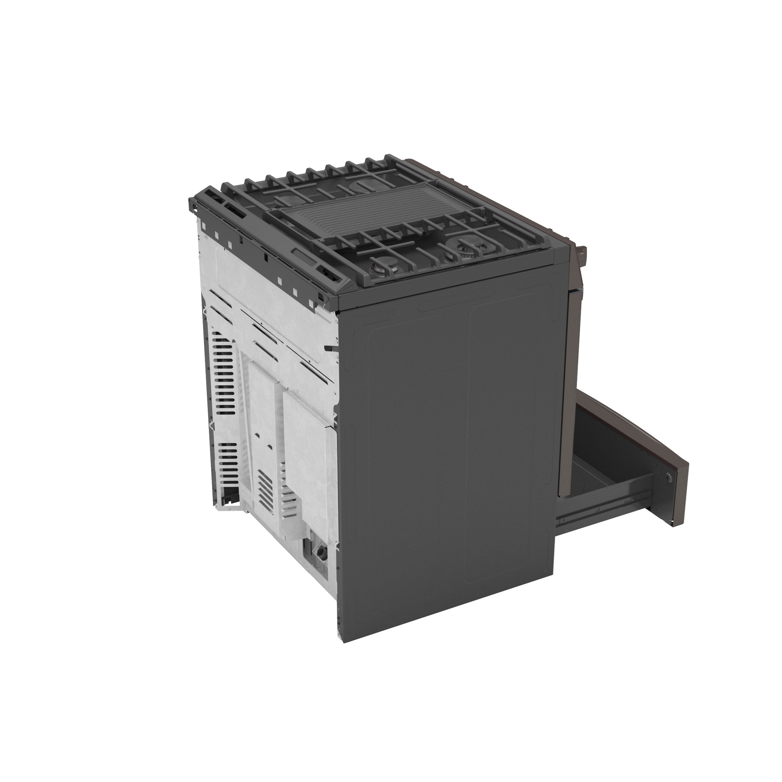 Model: PGS930BPTS | GE Profile GE Profile™ 30" Smart Slide-In Front-Control Gas Range with No Preheat Air Fry