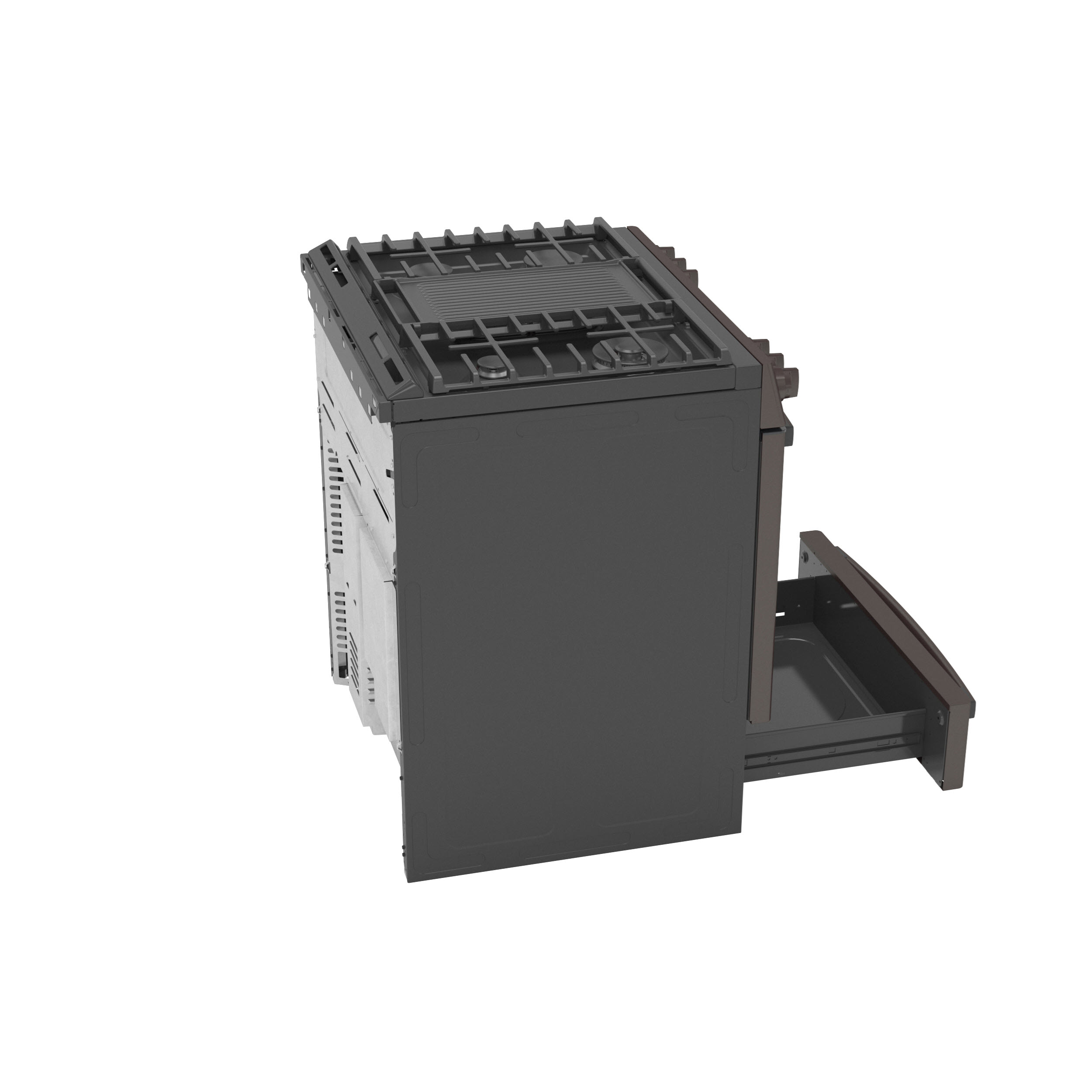 Model: PGS930BPTS | GE Profile GE Profile™ 30" Smart Slide-In Front-Control Gas Range with No Preheat Air Fry