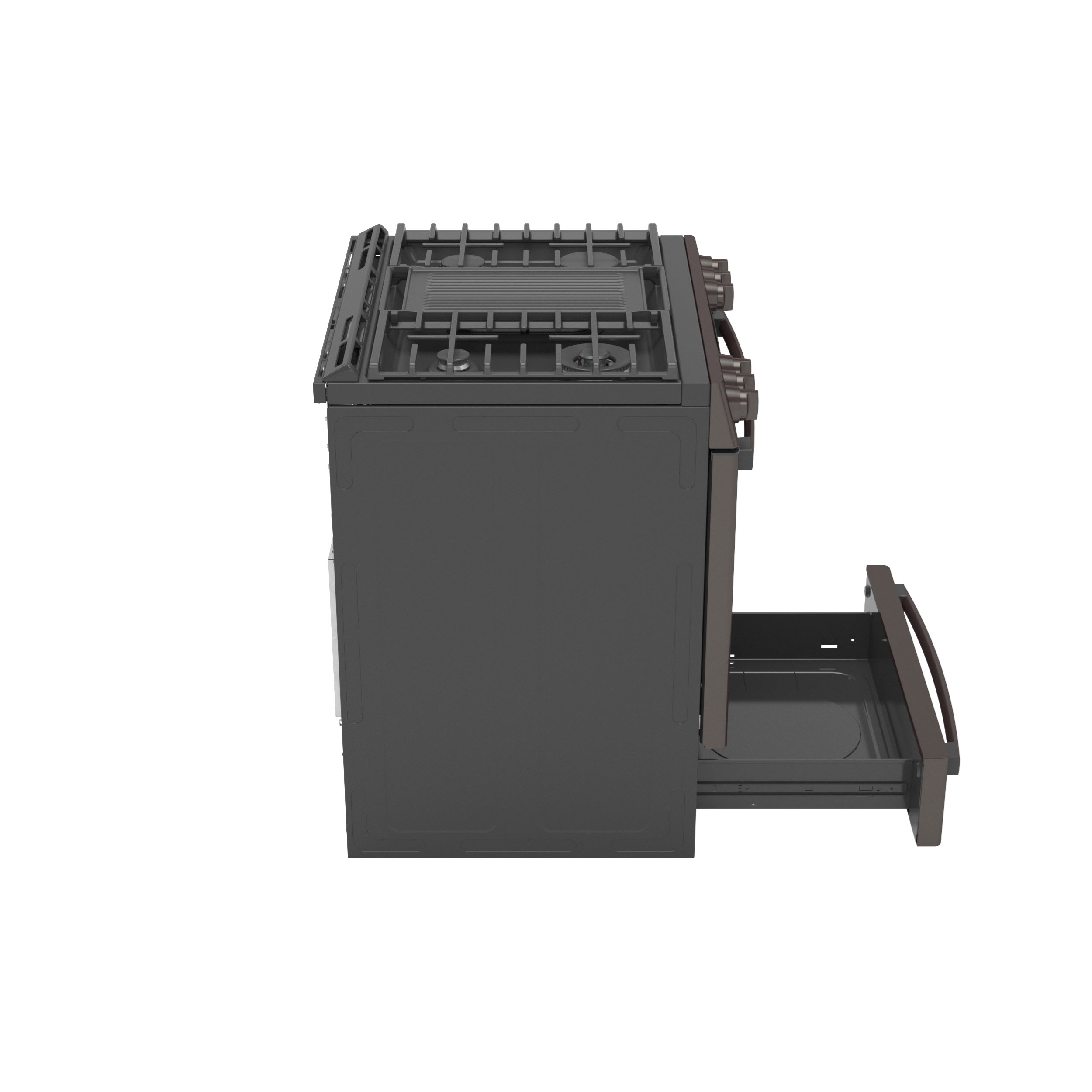Model: PGS930BPTS | GE Profile GE Profile™ 30" Smart Slide-In Front-Control Gas Range with No Preheat Air Fry