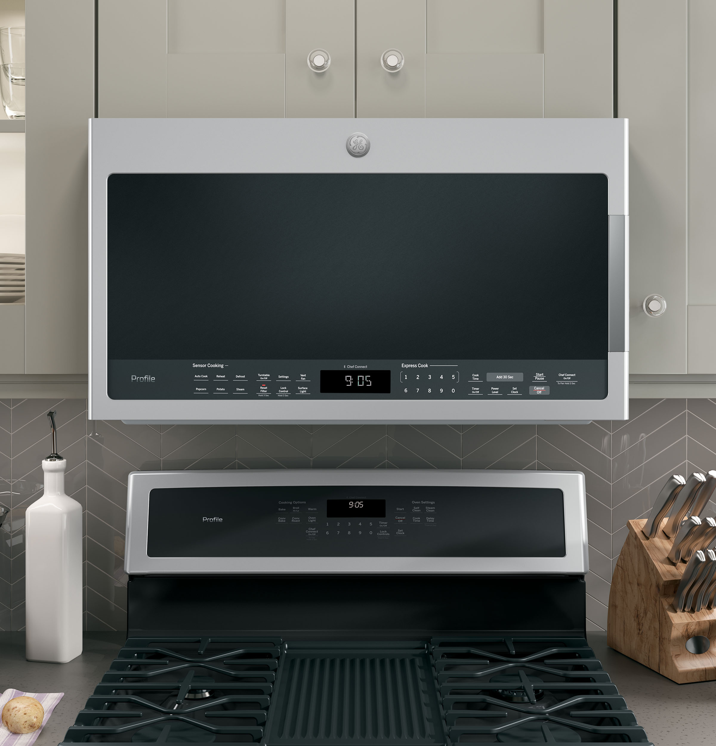 GE Profile PVM9005SJSS GE Profile™ 2.1 Cu. Ft. OvertheRange
