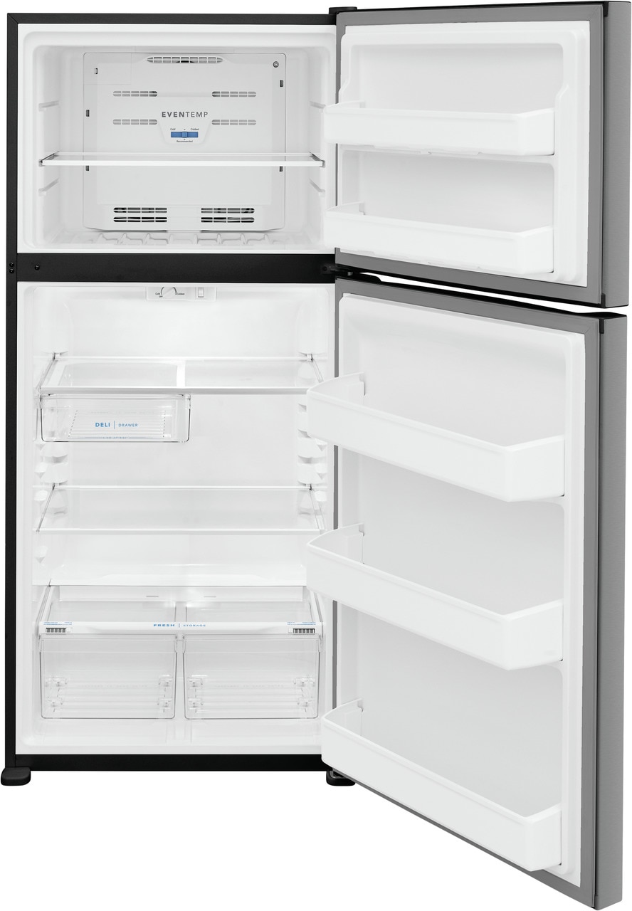 Model: FFTR1835VS | Frigidaire 18 Cu. Ft. Garage Ready Top Freezer Refrigerator