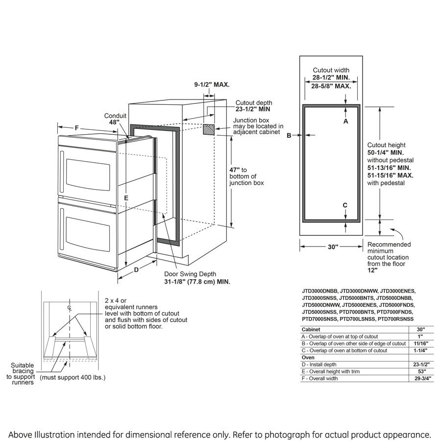 GE Profile PTD700RSNSS GE Profile™ 30" Smart BuiltIn Convection