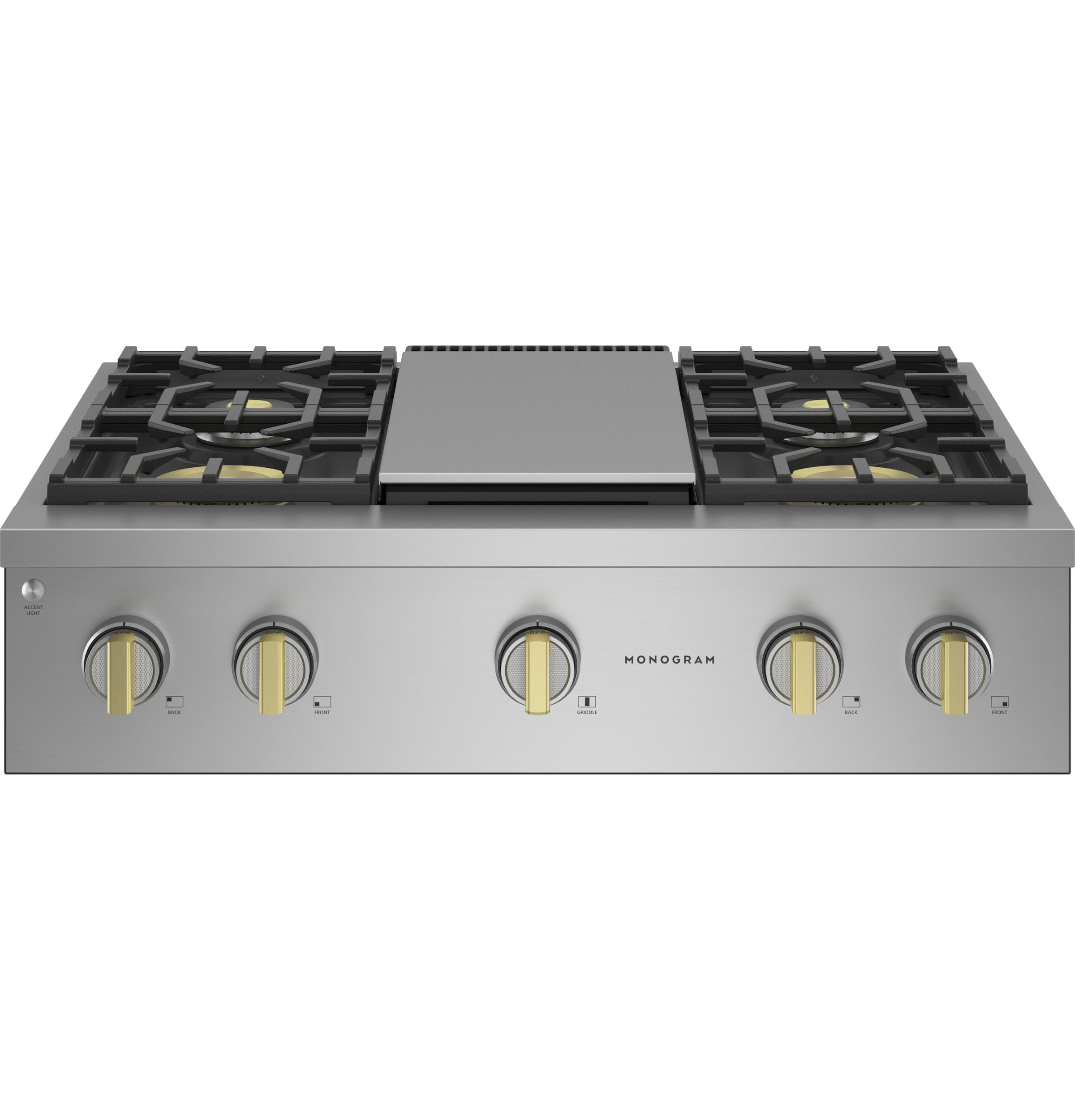 Monogram ZGU364NDTSS Monogram 36" Professional Gas Rangetop with 4