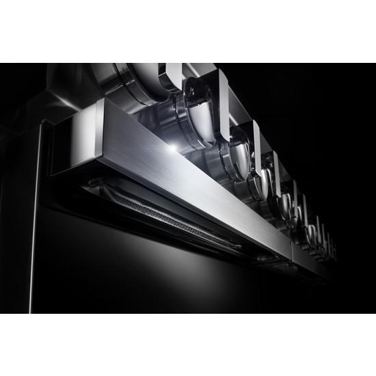 Model: JDRP636HM | Jenn-Air NOIR™ 36" Dual-Fuel Professional Range with Gas Grill