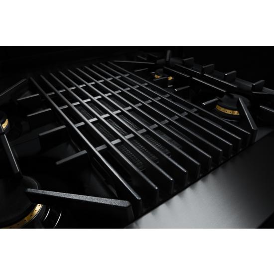 Model: JGRP748HL | Jenn-Air RISE™ 48" Gas Professional-Style Range with Chrome-Infused Griddle and Grill